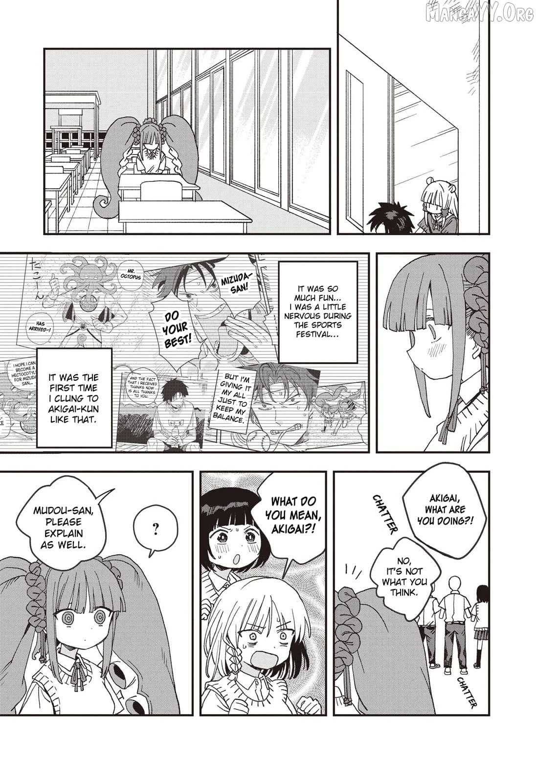 Mizudako-Chan Kara Wa Nigerarenai! Chapter 29 - page 7