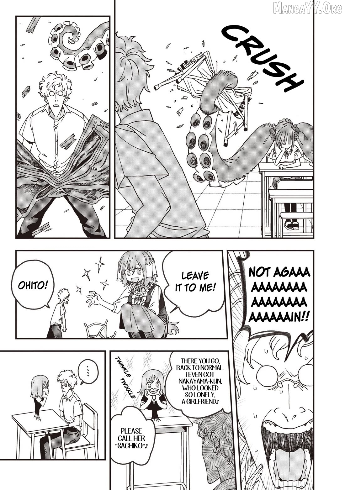 Mizudako-Chan Kara Wa Nigerarenai! Chapter 29 - page 9