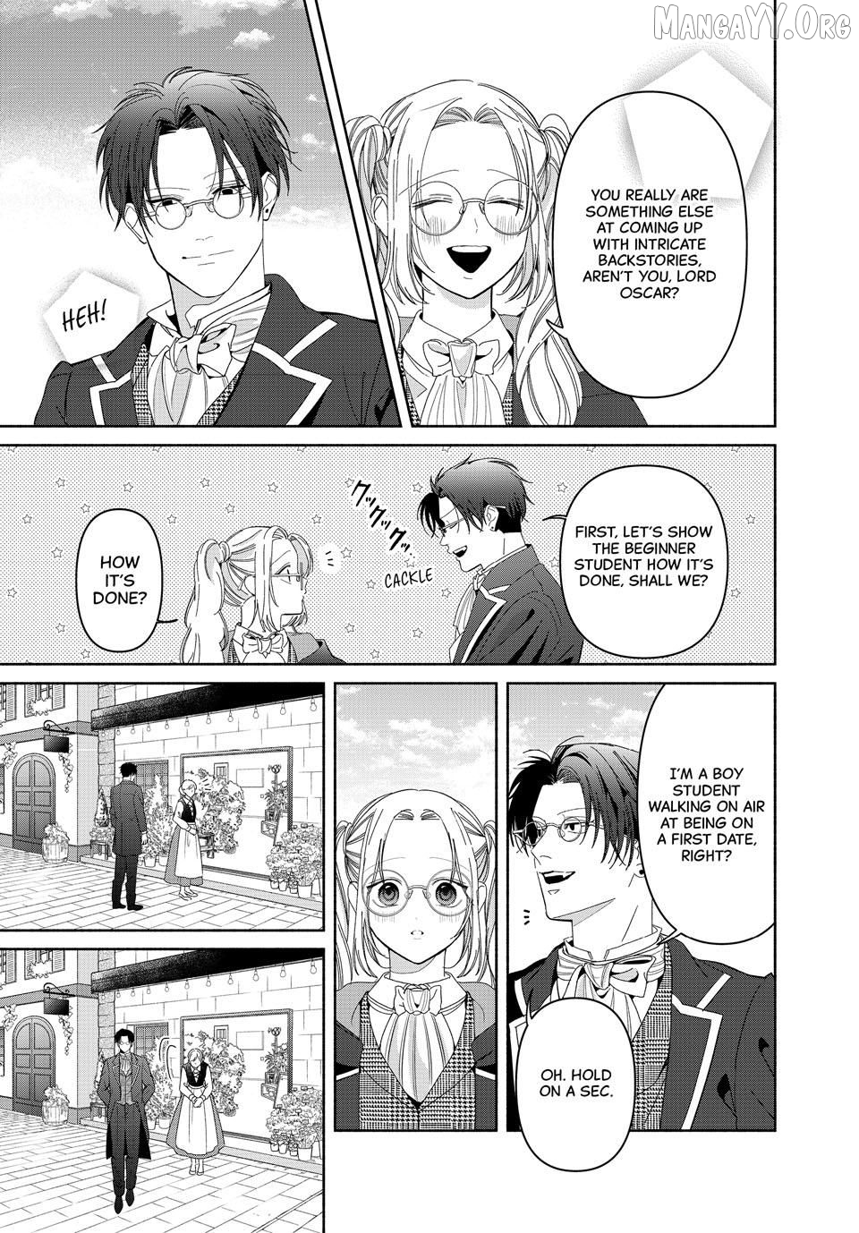 Moto Konyakusha kara Nigeru tame Kyūketsu Hakushaku ni Koibito no Furi wo Onegai Shitara, Naze ka Dekiai Mōdo ni Narimashita Chapter 24 - page 7