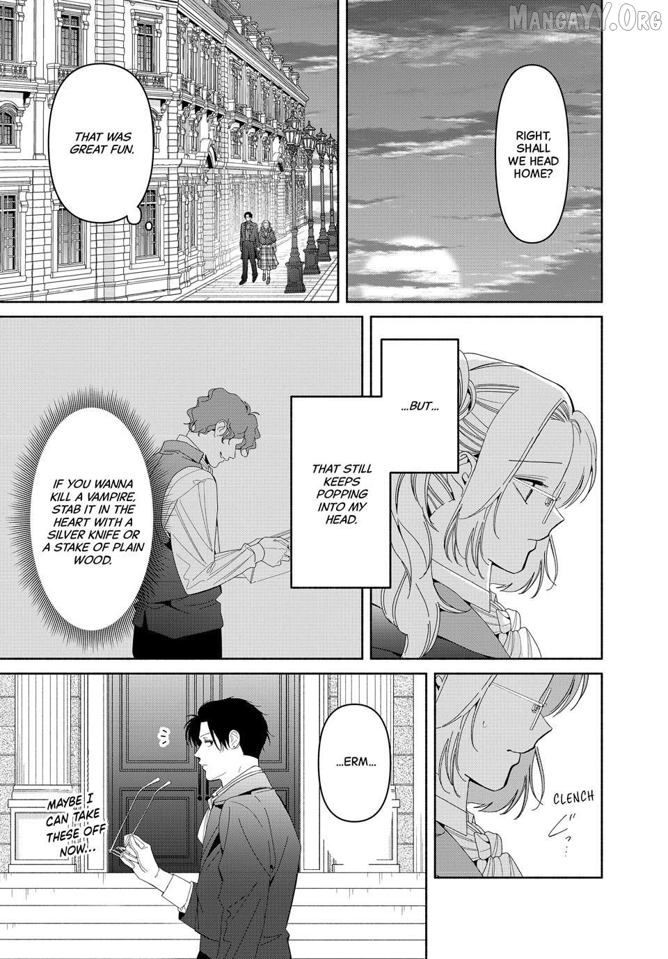 Moto Konyakusha kara Nigeru tame Kyūketsu Hakushaku ni Koibito no Furi wo Onegai Shitara, Naze ka Dekiai Mōdo ni Narimashita Chapter 24.5 - page 3