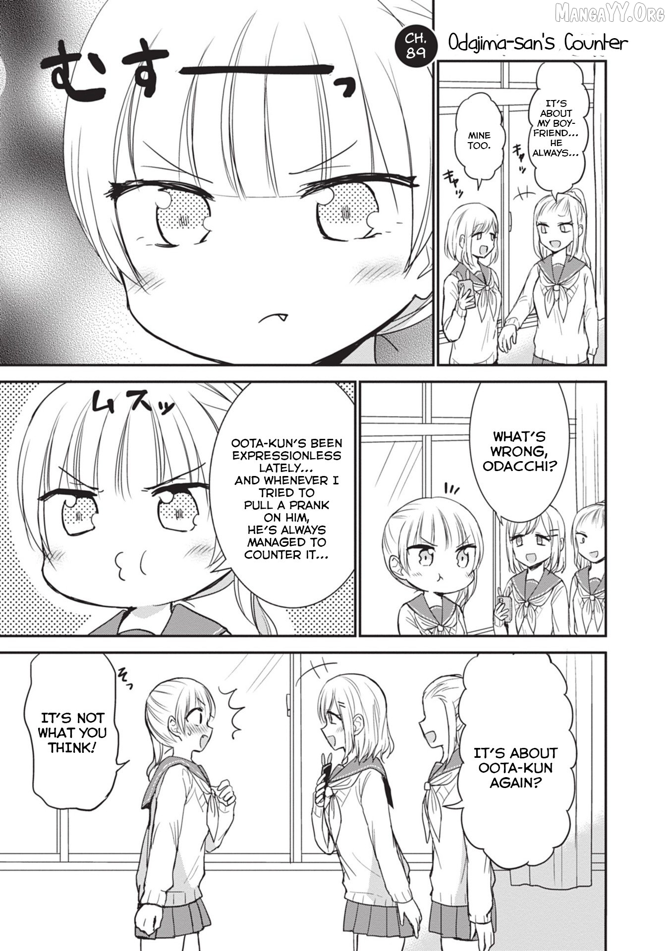 Expressionless Kashiwada-San And Emotional Oota-Kun Chapter 89 - page 1