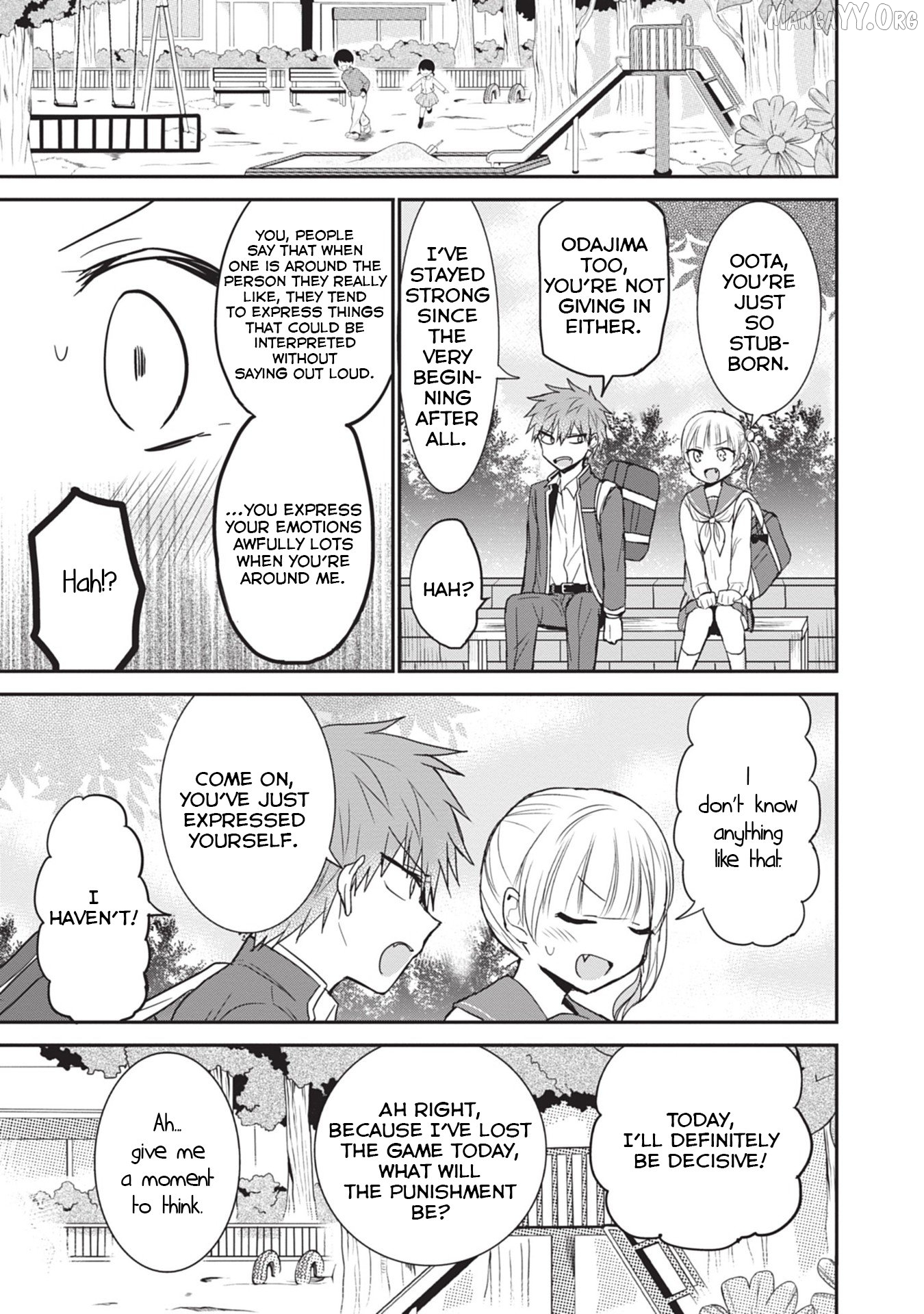 Expressionless Kashiwada-San And Emotional Oota-Kun Chapter 89 - page 9