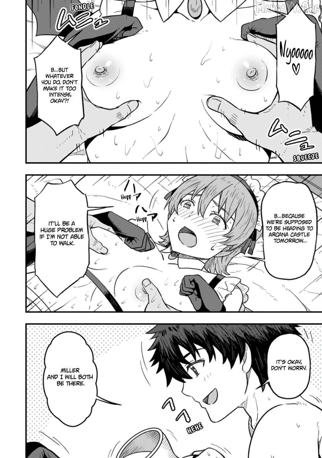 Isekai Saikyou no Yome desu ga, Yoru no Tatakai wa Ore no Hou ga Tsuyoi You desu ~Chiryaku o Ikashite Nariagaru Harem Senki~ Chapter 27 - page 12