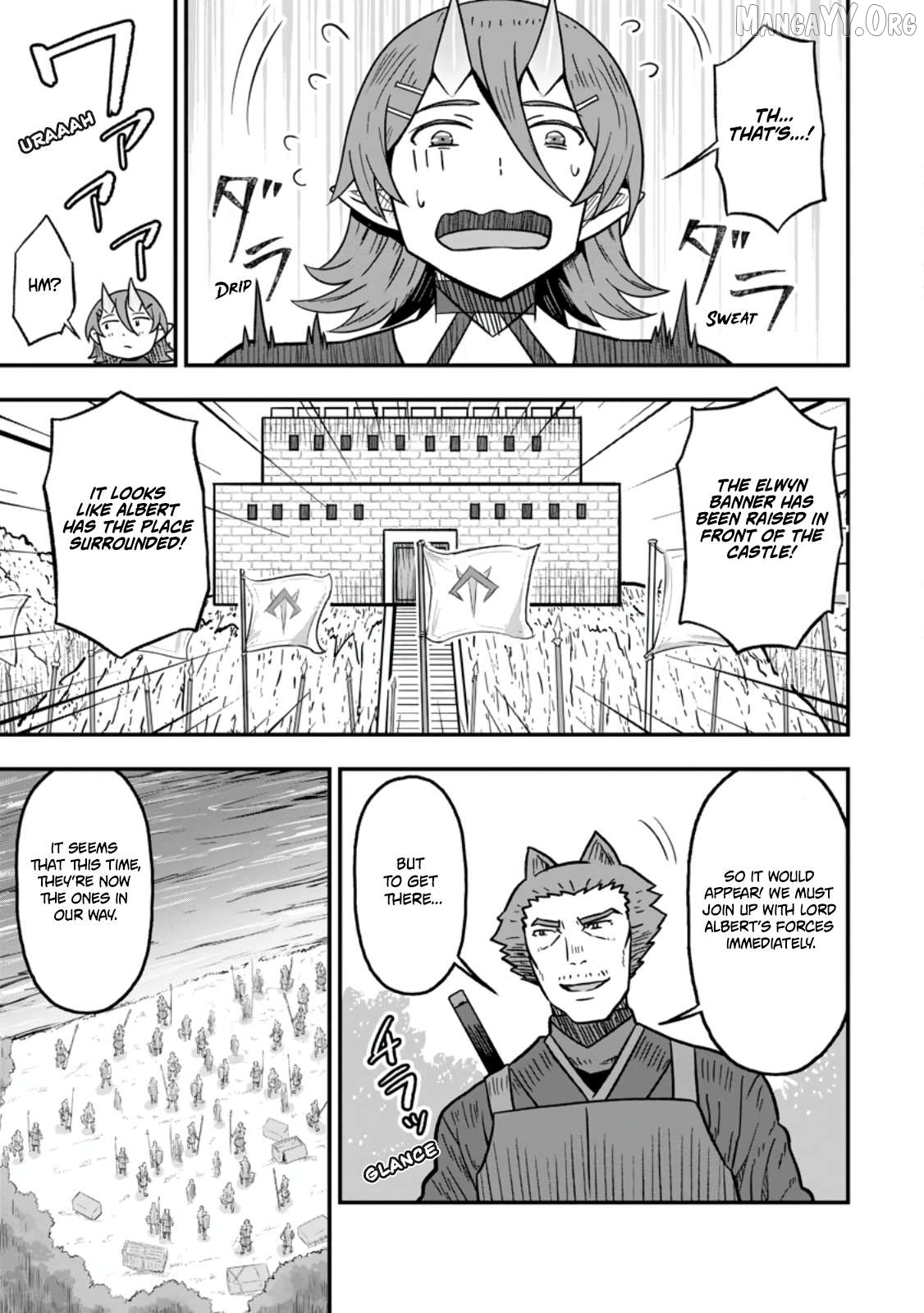 Isekai Saikyou no Yome desu ga, Yoru no Tatakai wa Ore no Hou ga Tsuyoi You desu ~Chiryaku o Ikashite Nariagaru Harem Senki~ Chapter 27 - page 19