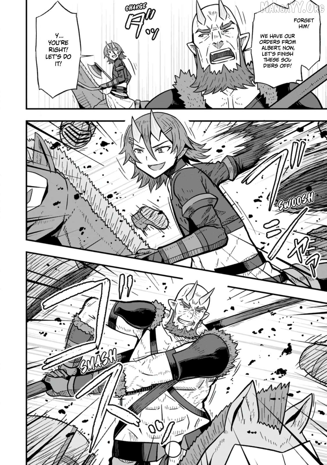Isekai Saikyou no Yome desu ga, Yoru no Tatakai wa Ore no Hou ga Tsuyoi You desu ~Chiryaku o Ikashite Nariagaru Harem Senki~ Chapter 27 - page 30