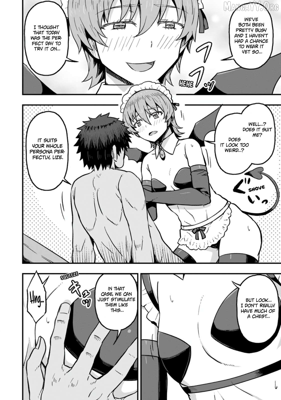 Isekai Saikyou no Yome desu ga, Yoru no Tatakai wa Ore no Hou ga Tsuyoi You desu ~Chiryaku o Ikashite Nariagaru Harem Senki~ Chapter 27 - page 6