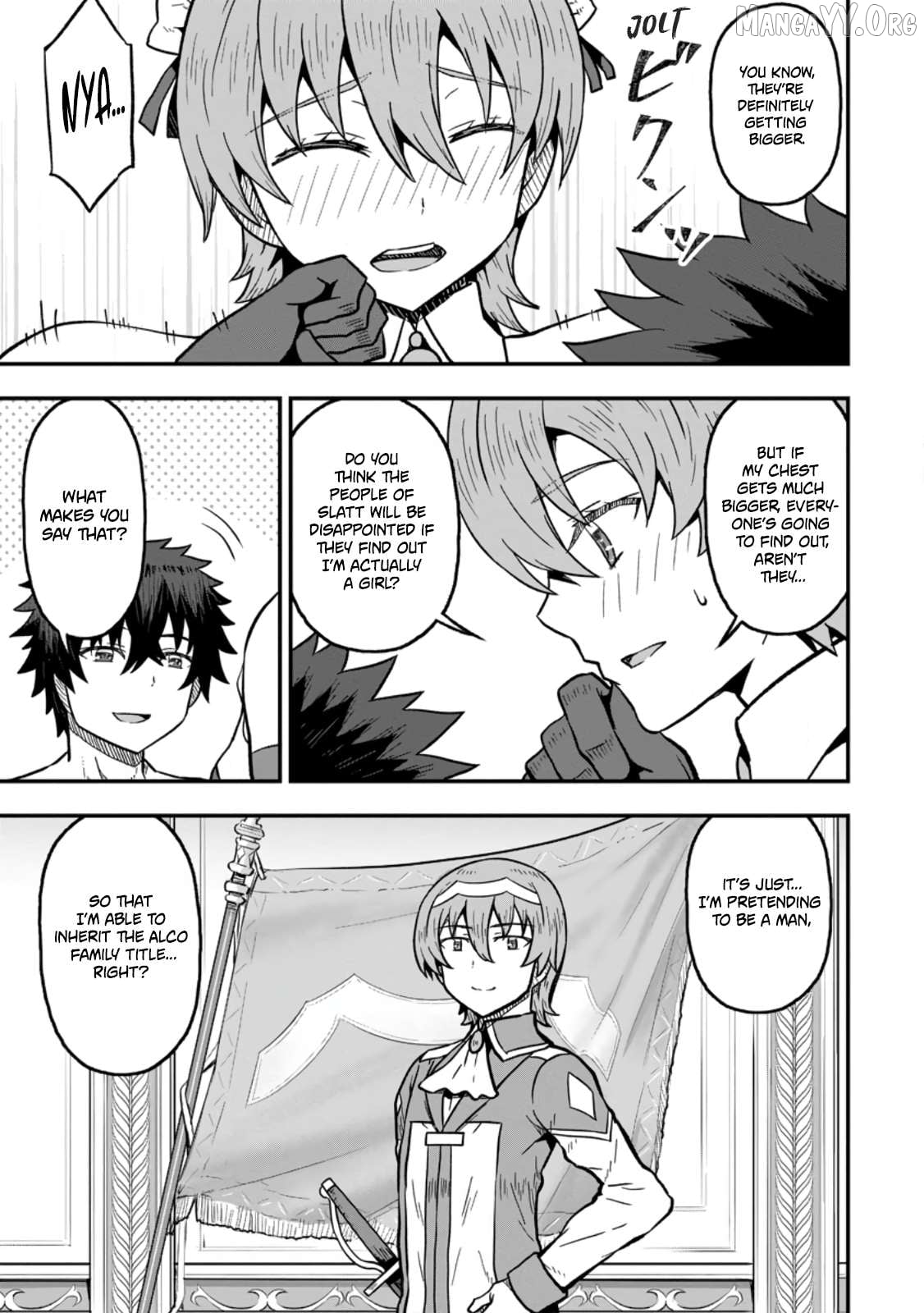 Isekai Saikyou no Yome desu ga, Yoru no Tatakai wa Ore no Hou ga Tsuyoi You desu ~Chiryaku o Ikashite Nariagaru Harem Senki~ Chapter 27 - page 7