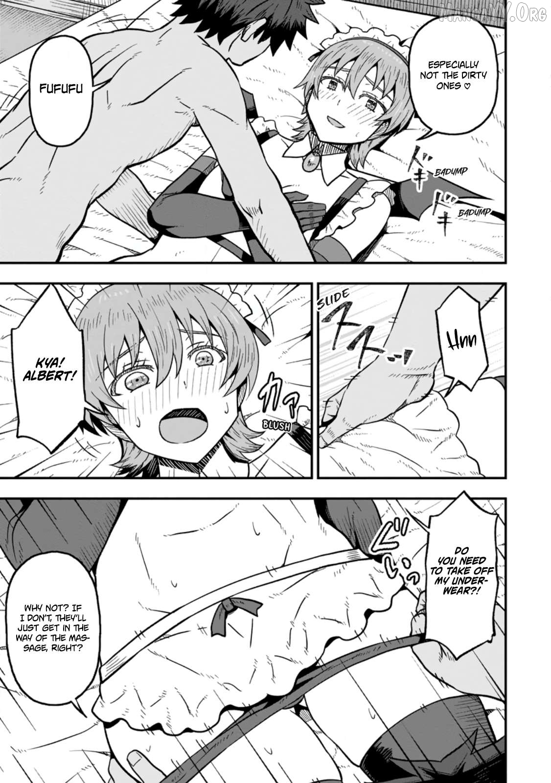 Isekai Saikyou no Yome desu ga, Yoru no Tatakai wa Ore no Hou ga Tsuyoi You desu ~Chiryaku o Ikashite Nariagaru Harem Senki~ Chapter 27 - page 9