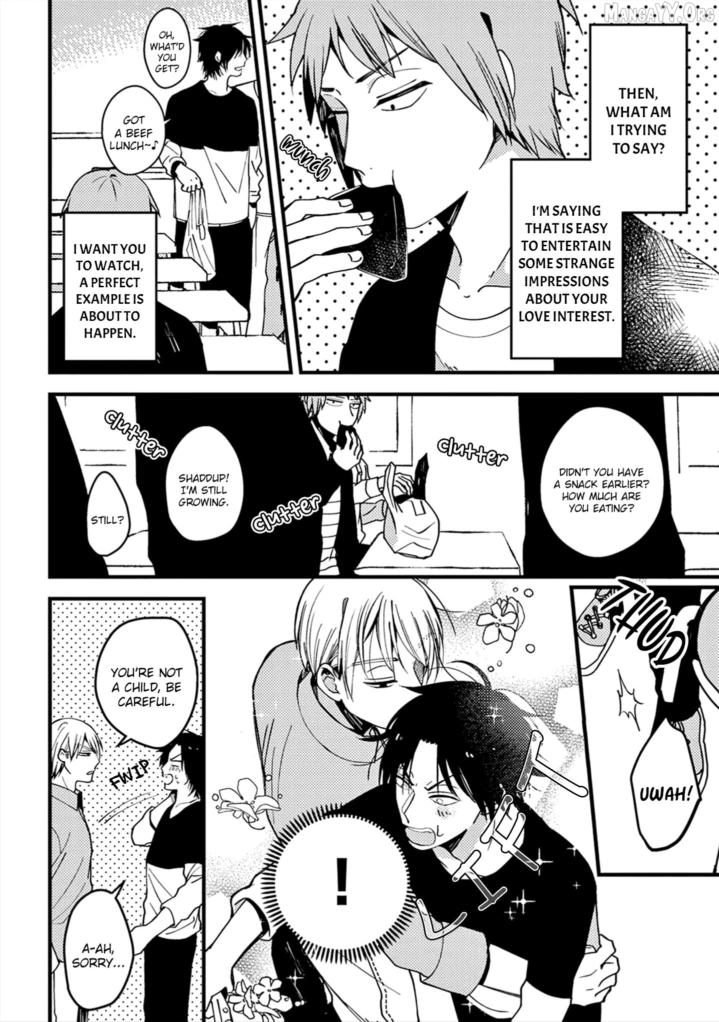 A World Where Everything Definitely Becomes BL vs. The Man Who Definitely Doesn't Want To Be In A BL Chapter 3 - page 4