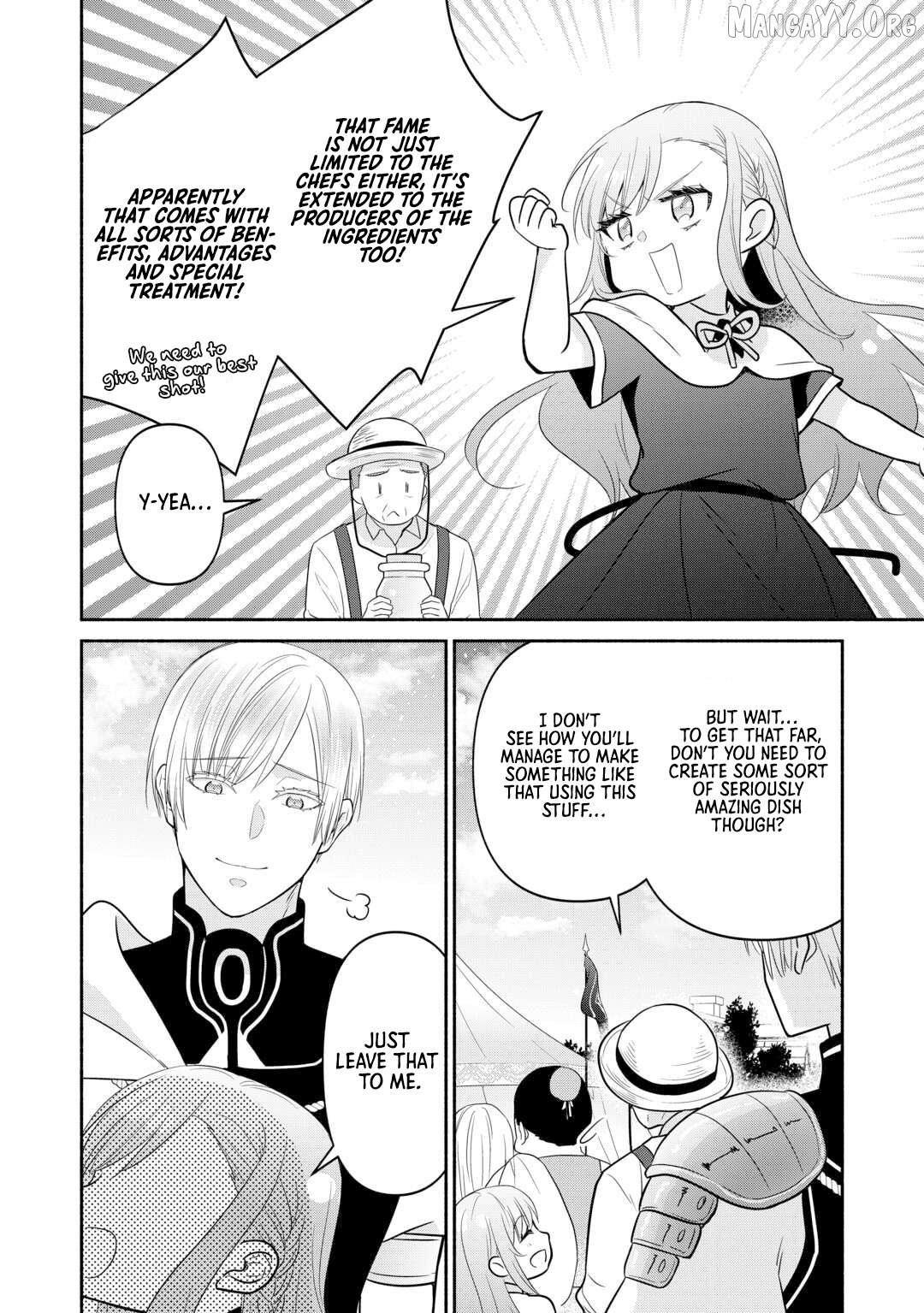 Tensei Youjo. Kamikemono to Ouji to, Saikyou no Ojisan Youhei-dan no Naka de Ikiru. Chapter 27 - page 2