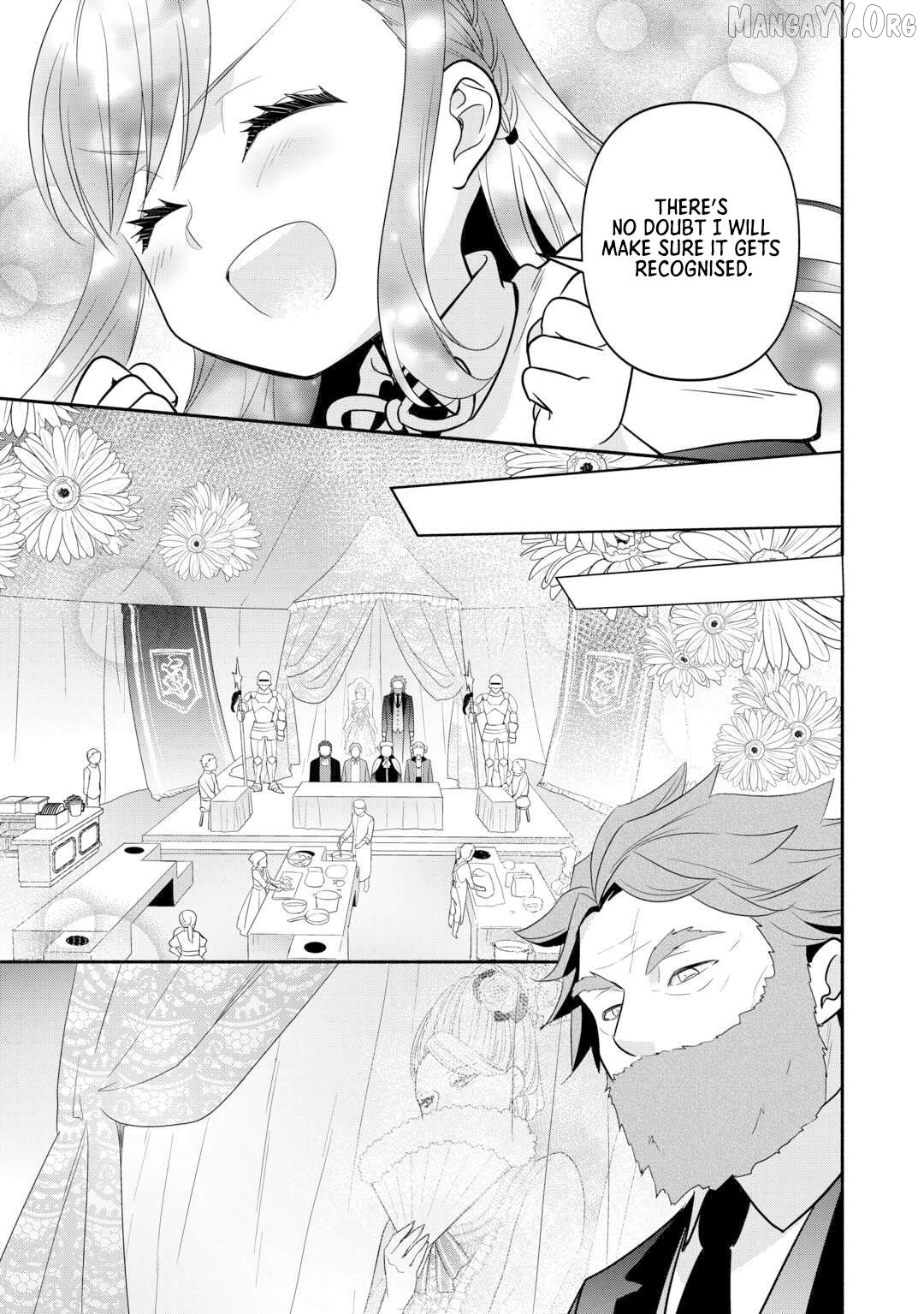Tensei Youjo. Kamikemono to Ouji to, Saikyou no Ojisan Youhei-dan no Naka de Ikiru. Chapter 27 - page 3