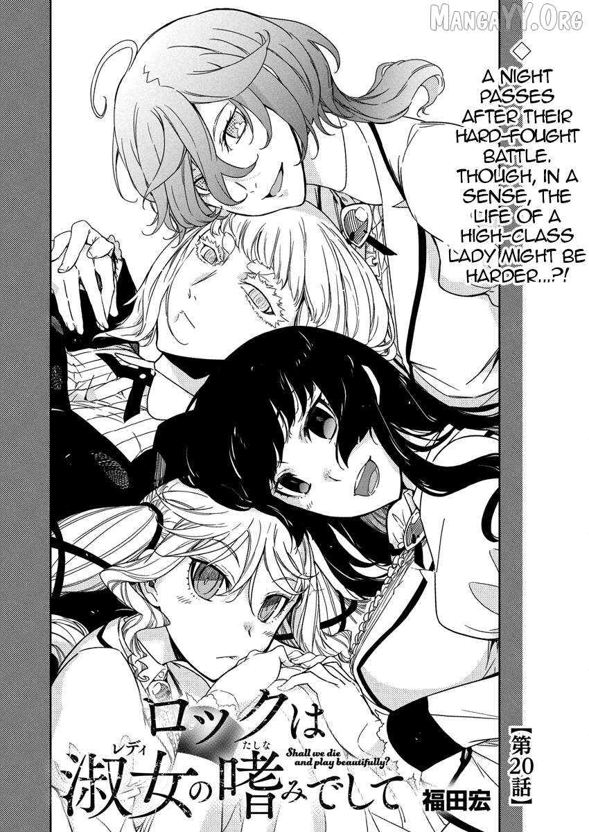 Rock Wa Shukujo No Tashinami De Shite Chapter 20 - page 2