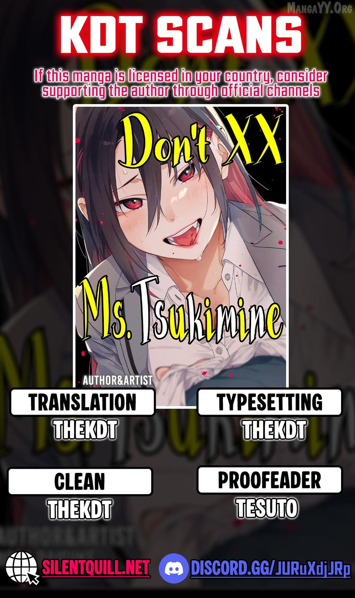 XX Shinaide! Tsukimine-san Chapter 19 - page 1