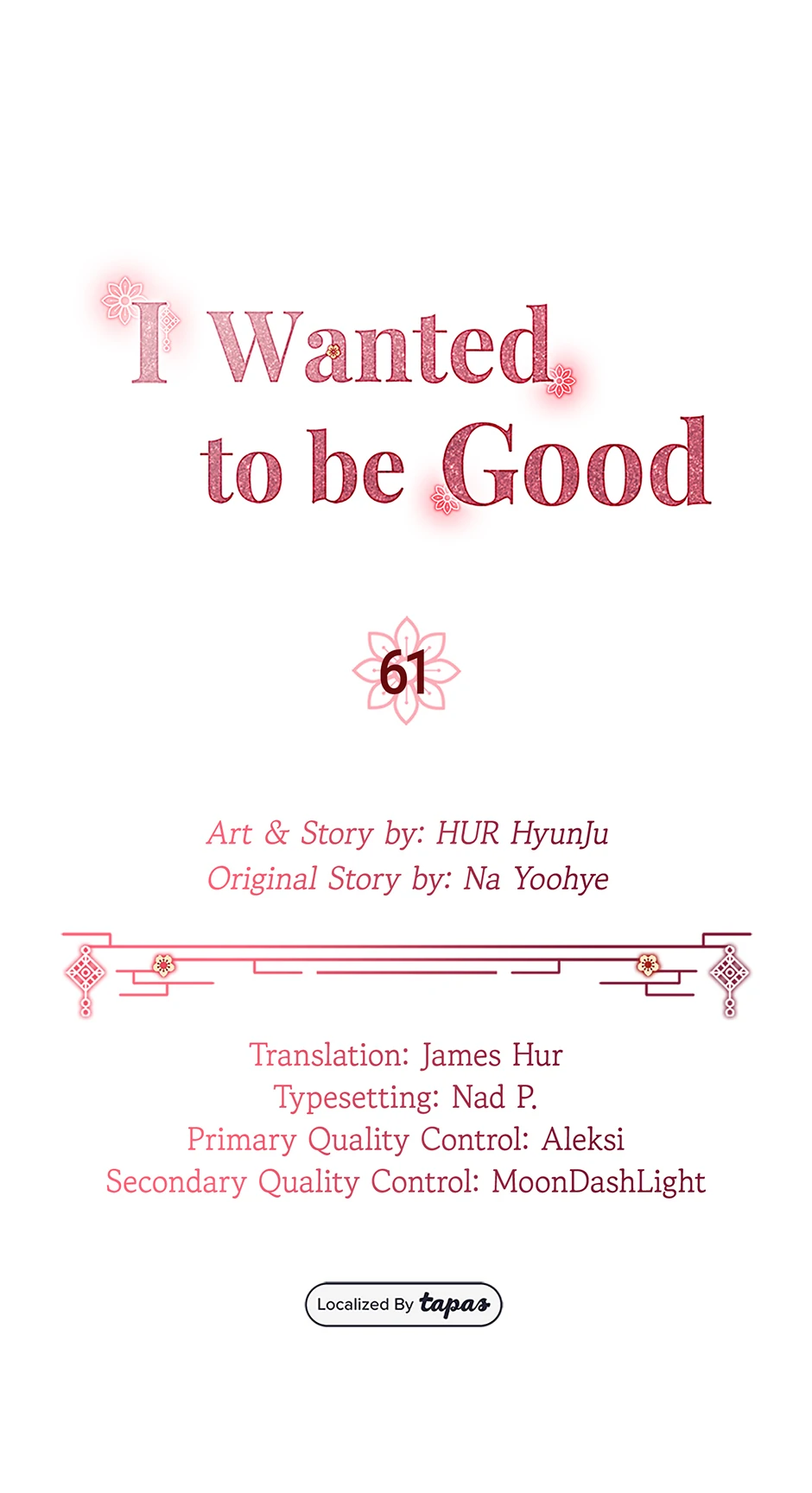 I Want to Live a Good Life Chapter 61 - page 1