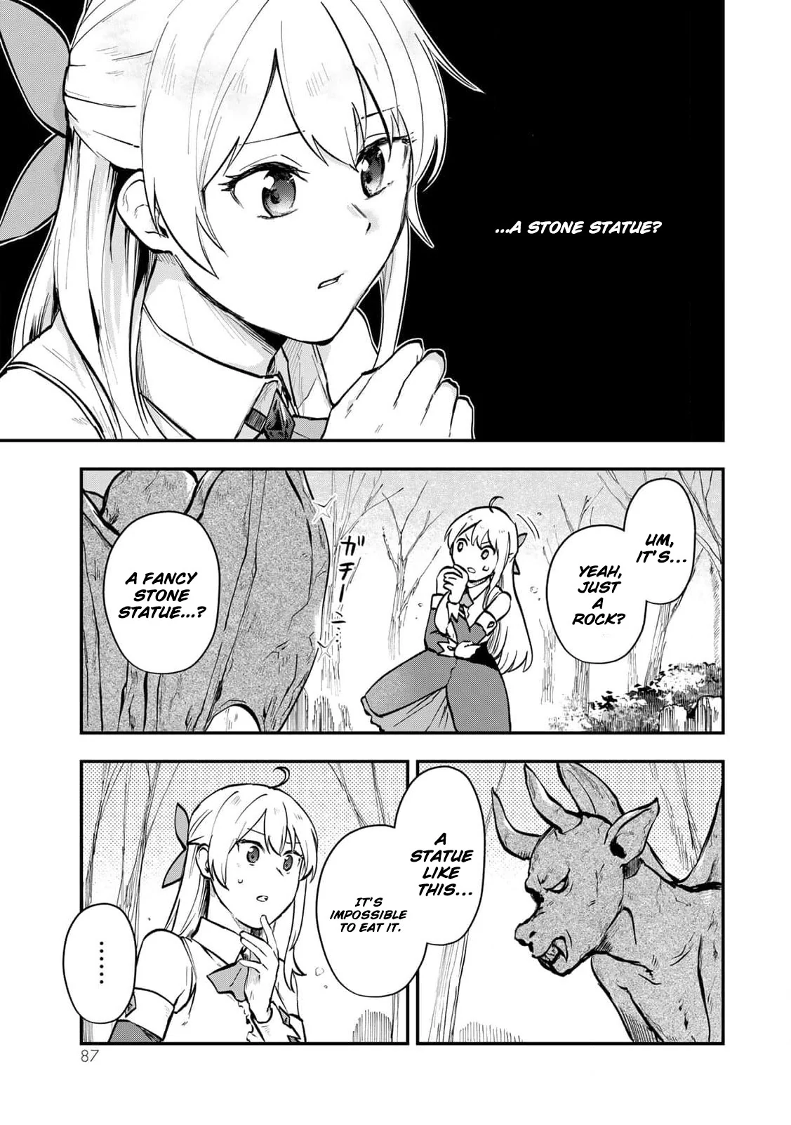 [Pakupaku desu wa] Tsuihousareta Ojou-sama no "Monster wo Taberu Hodo Tsuyoku Naru" Skill wa, 1-shoku de 1 Level Up suru Zendaimimon no Saikyou Skill deshita. 3-nichi de Jinrui Saikyou ni narimashita wa~! Chapter 11 - page 22