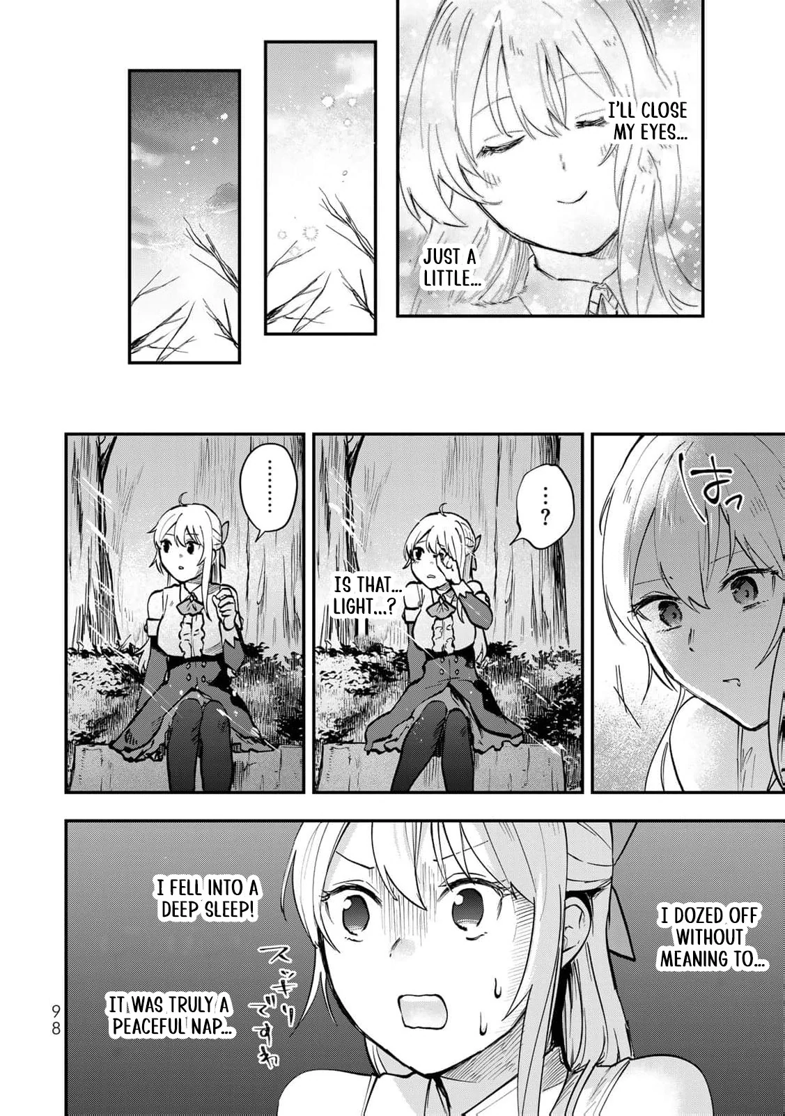 [Pakupaku desu wa] Tsuihousareta Ojou-sama no "Monster wo Taberu Hodo Tsuyoku Naru" Skill wa, 1-shoku de 1 Level Up suru Zendaimimon no Saikyou Skill deshita. 3-nichi de Jinrui Saikyou ni narimashita wa~! Chapter 11 - page 33