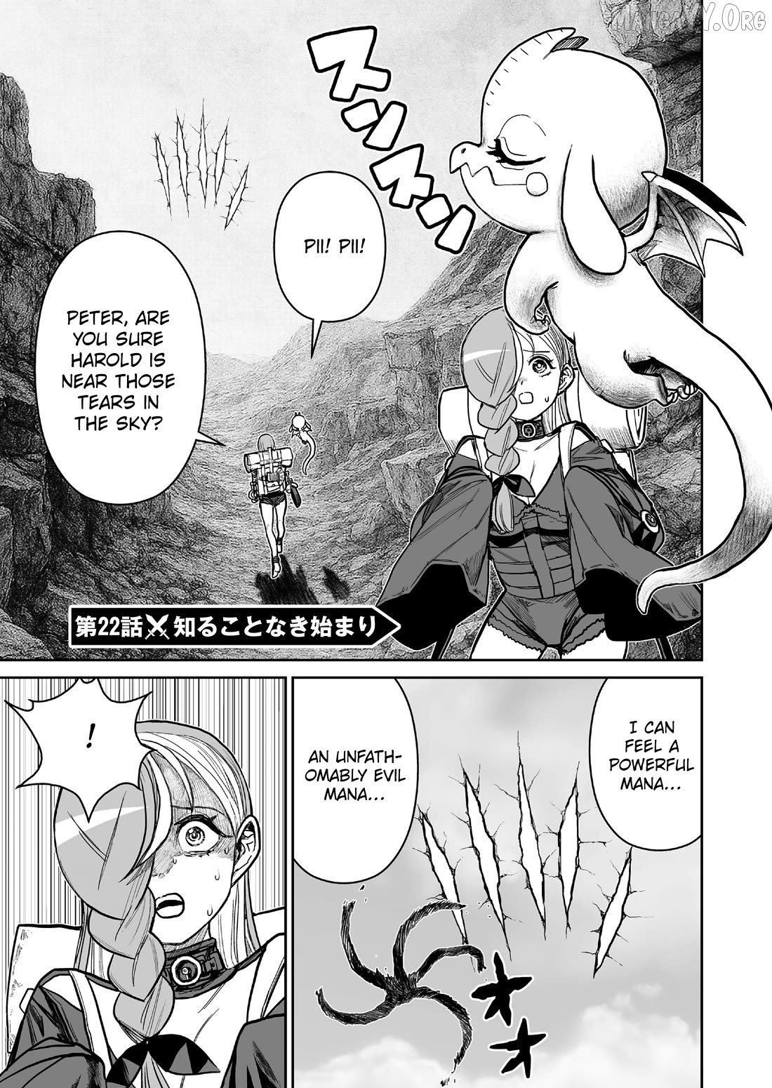 Abandoned: The Hero Who's So Strong He Breaks Every Weapon and The Elf Blacksmith Chapter 22 - page 1