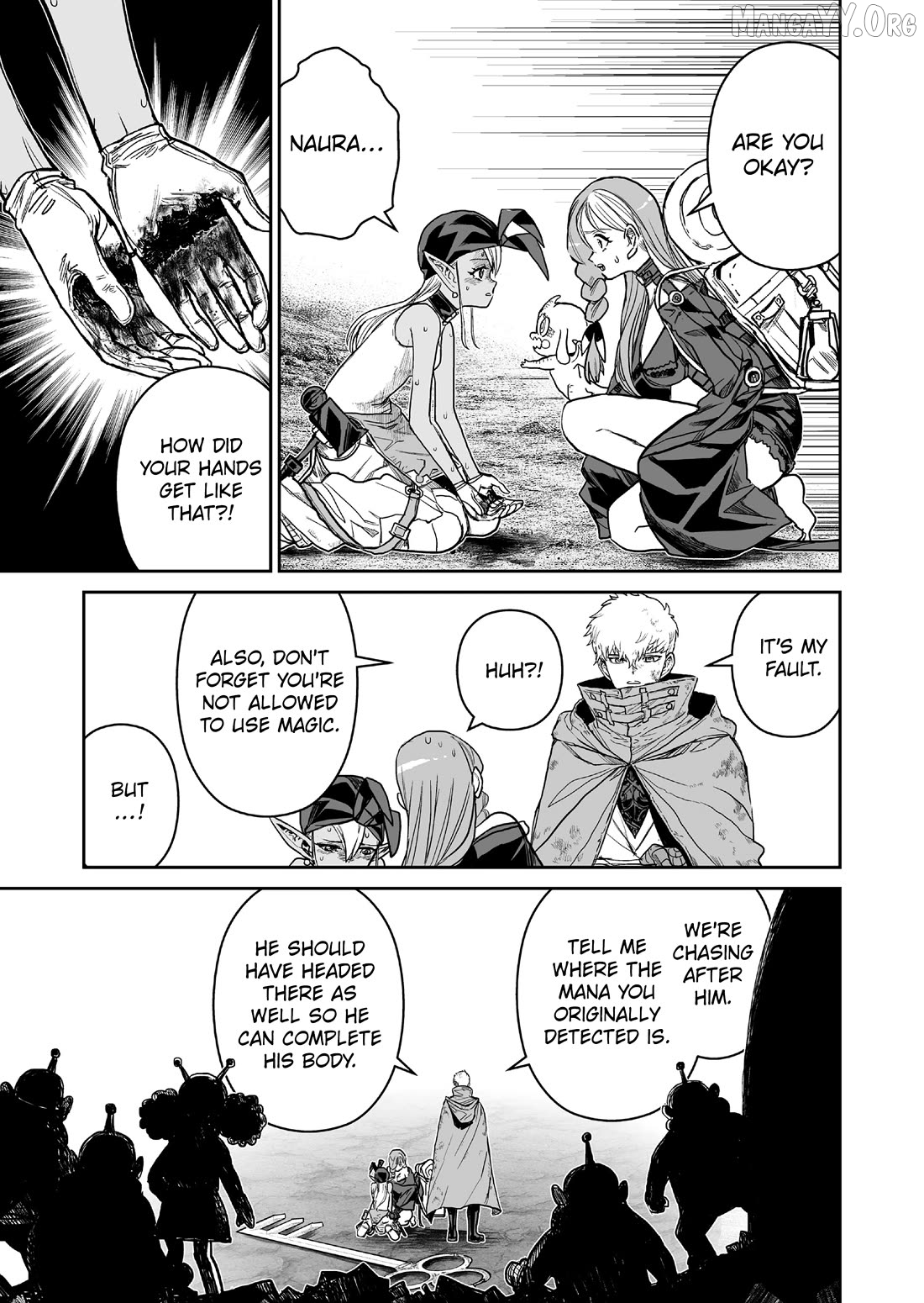Abandoned: The Hero Who's So Strong He Breaks Every Weapon and The Elf Blacksmith Chapter 22 - page 5