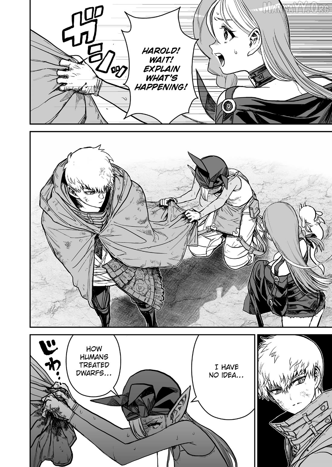 Abandoned: The Hero Who's So Strong He Breaks Every Weapon and The Elf Blacksmith Chapter 22 - page 6