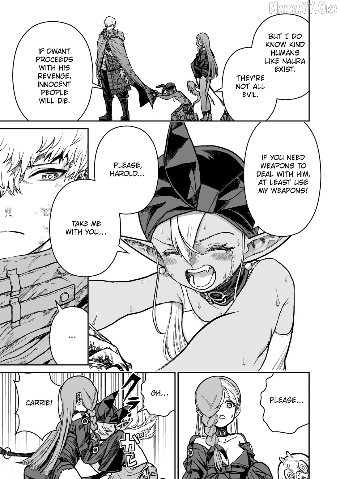 Abandoned: The Hero Who's So Strong He Breaks Every Weapon and The Elf Blacksmith Chapter 22 - page 7