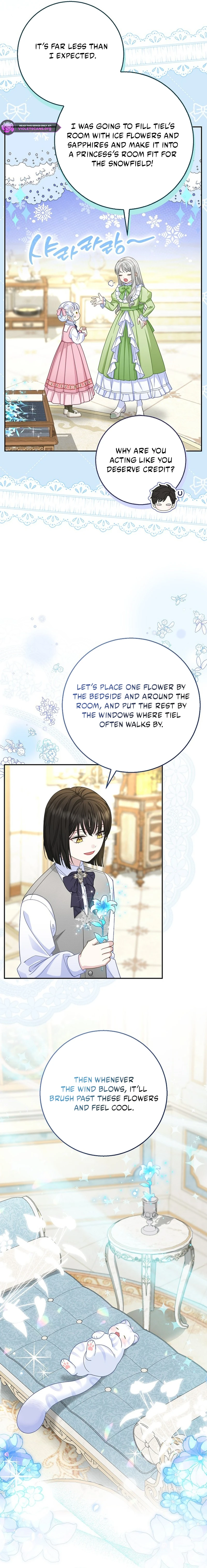 Baby Snow Leopard of the Black Leopard Family Chapter 47 - page 10