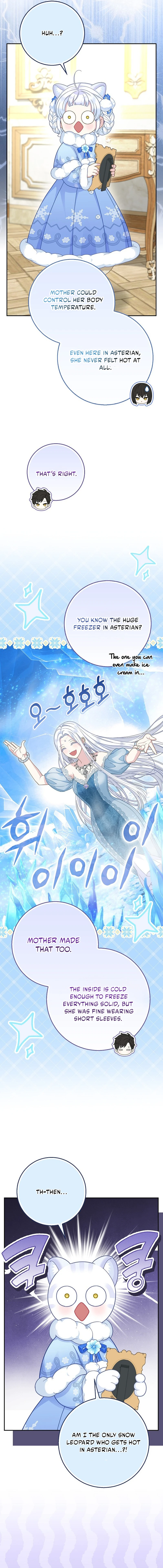 Baby Snow Leopard of the Black Leopard Family Chapter 47 - page 15