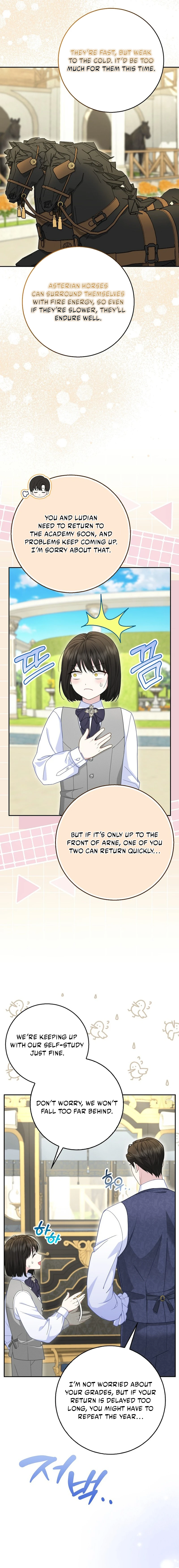 Baby Snow Leopard of the Black Leopard Family Chapter 47 - page 6