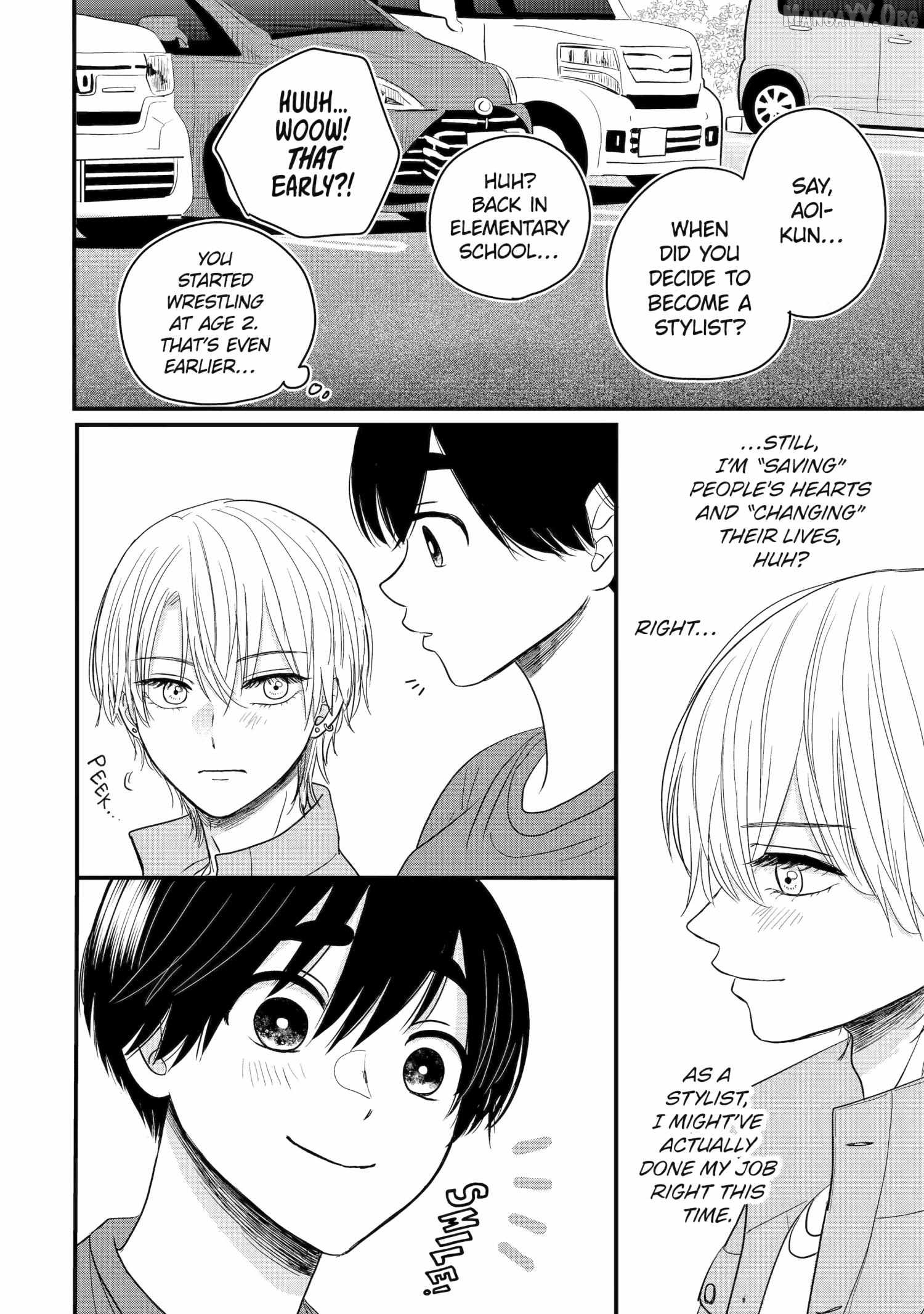 Aoi-kun wa Mukimuki Kanojo wo Kouteishitai Chapter 3 - page 32