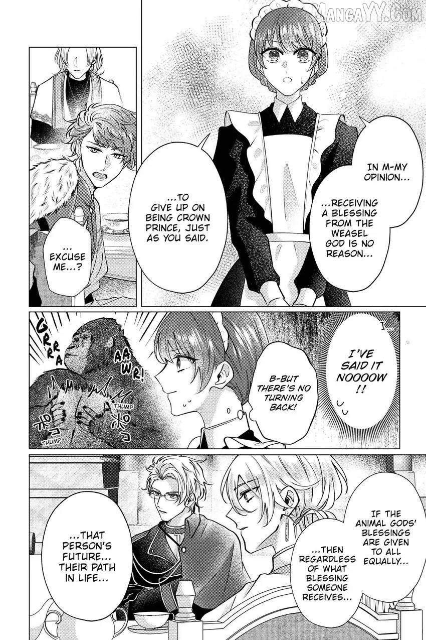 The young lady, who was blessed by the Gorilla God, is adored in the Royal Knight Order. Chapter 26 - page 13