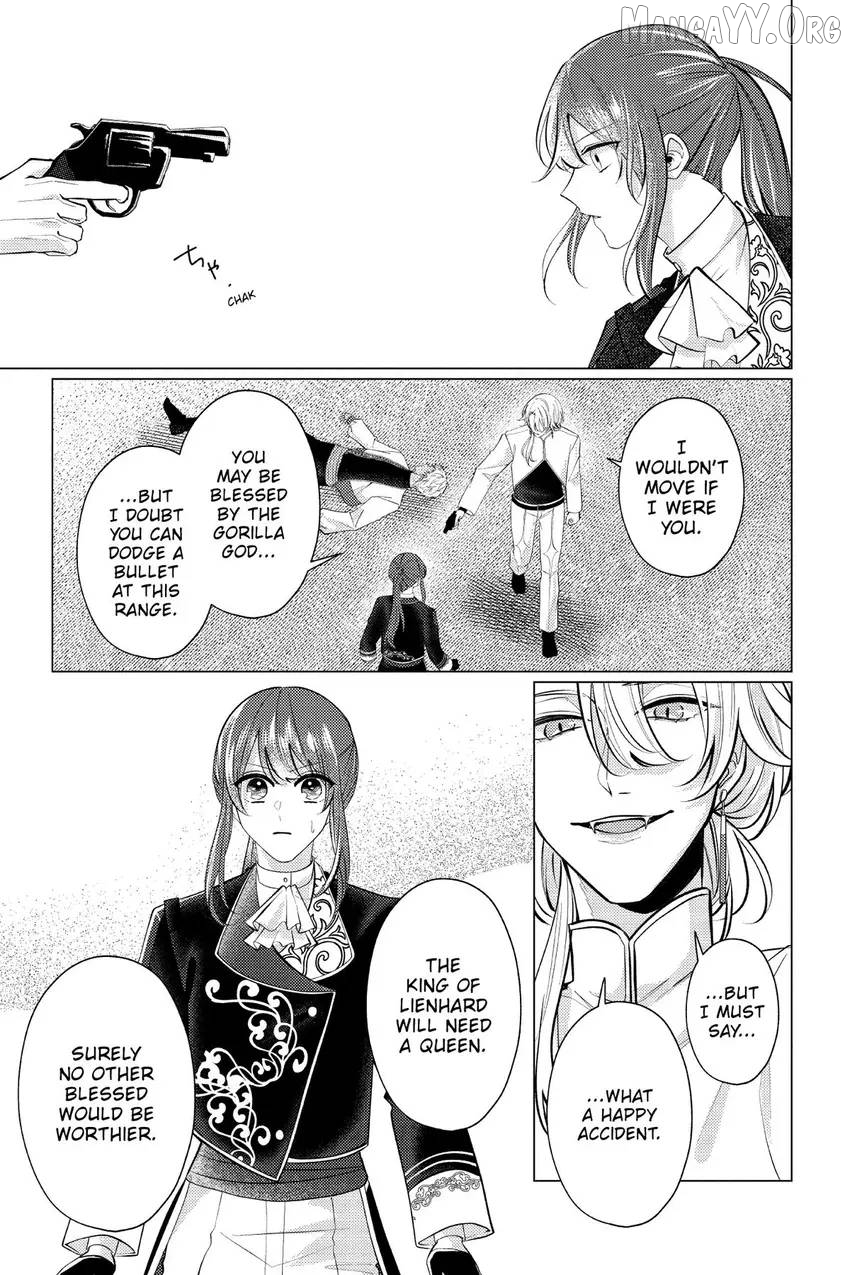 The young lady, who was blessed by the Gorilla God, is adored in the Royal Knight Order. Chapter 31 - page 11