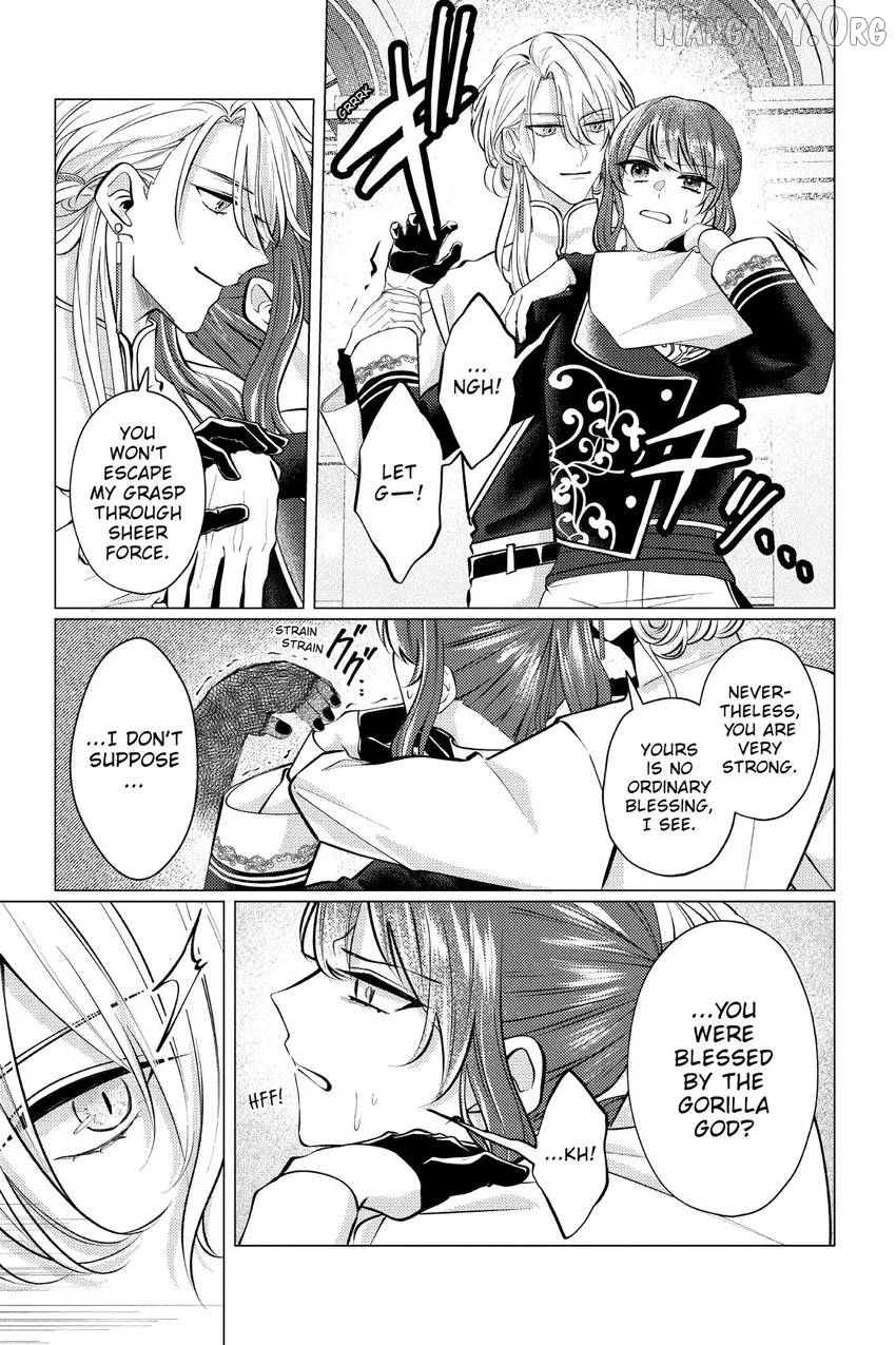 The young lady, who was blessed by the Gorilla God, is adored in the Royal Knight Order. Chapter 31 - page 7