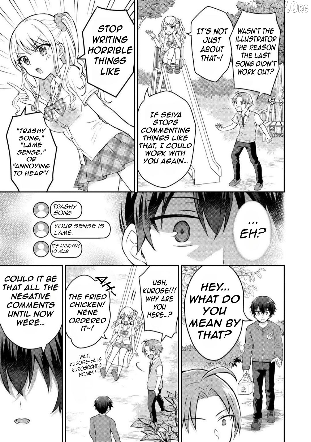 Tonari no Seki no Inkya Joshi ga Oshi Utai Datta ~Ore no Kyoku wo Uttatekure!~ Chapter 14.2 - page 9