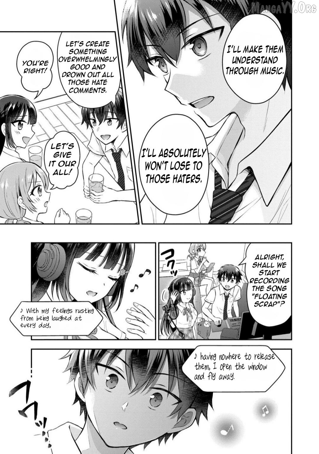 Tonari no Seki no Inkya Joshi ga Oshi Utai Datta ~Ore no Kyoku wo Uttatekure!~ Chapter 14.2 - page 3
