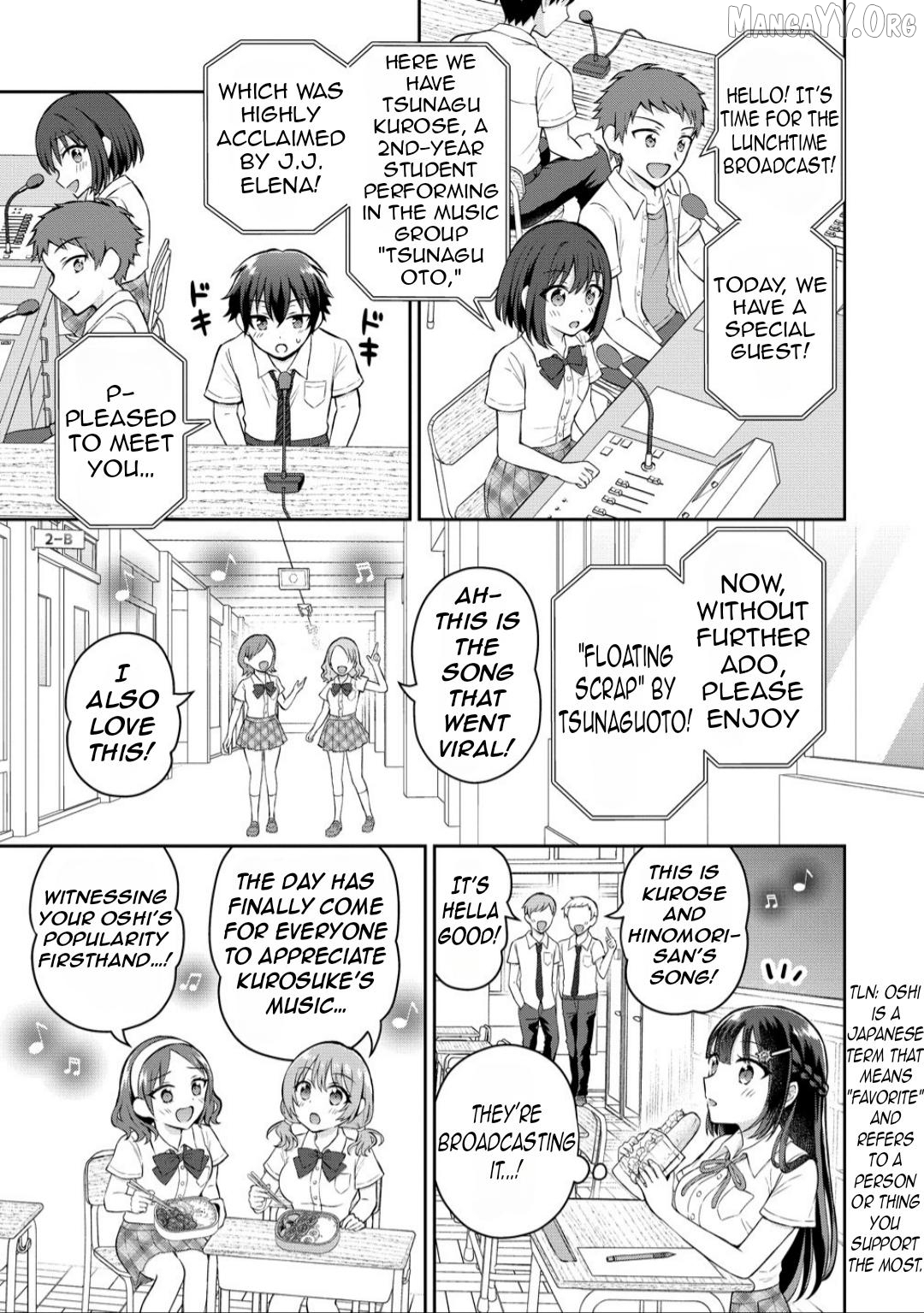 Tonari no Seki no Inkya Joshi ga Oshi Utai Datta ~Ore no Kyoku wo Uttatekure!~ Chapter 15 - page 9