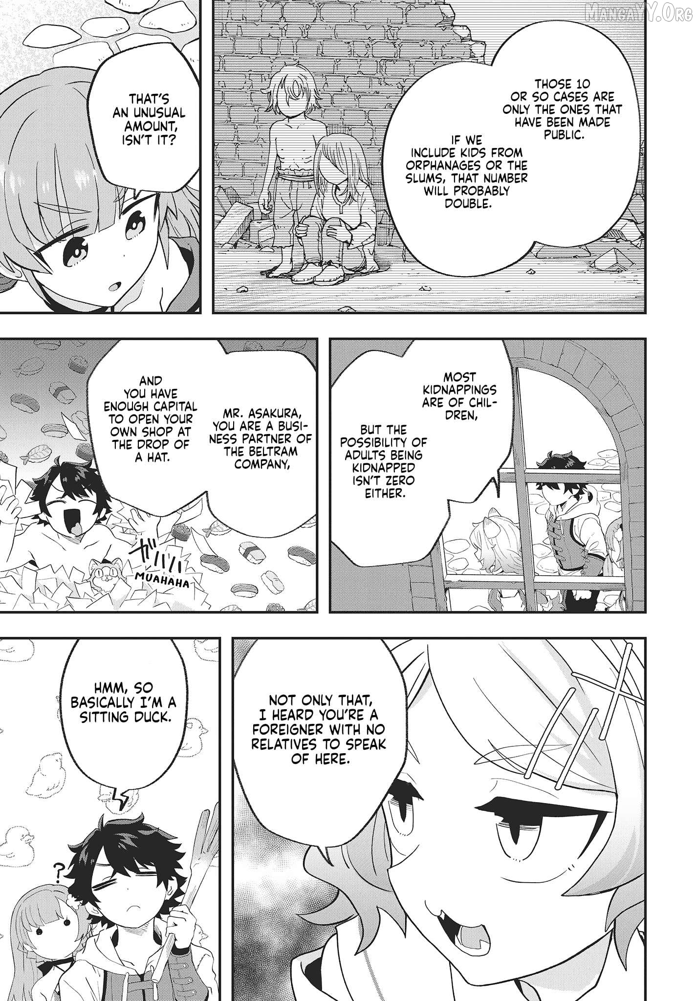 Muteki Shounin no Isekai Nariagari Monogatari ~Gendai no Seihin o Jizai ni Toriyoseru Sukiru ga Aru Node Isekai de wa Rakushoudesu~ Chapter 17 - page 21