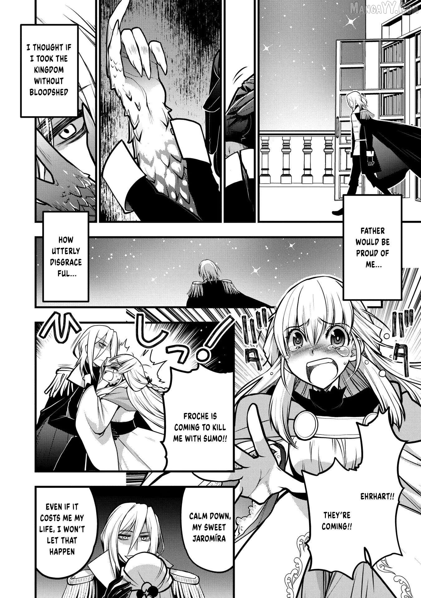 Oozumou Reijou ~Seijo ni Hirateuchi wo Kuratta Shunkan Sumou Budatta Zense wo Omoidashita Akuyaku Reijou no Watashi wa sute Neko Ouji ni Chanko wo Furumaitai Haadosukoidosukoi~ Chapter 11 - page 5