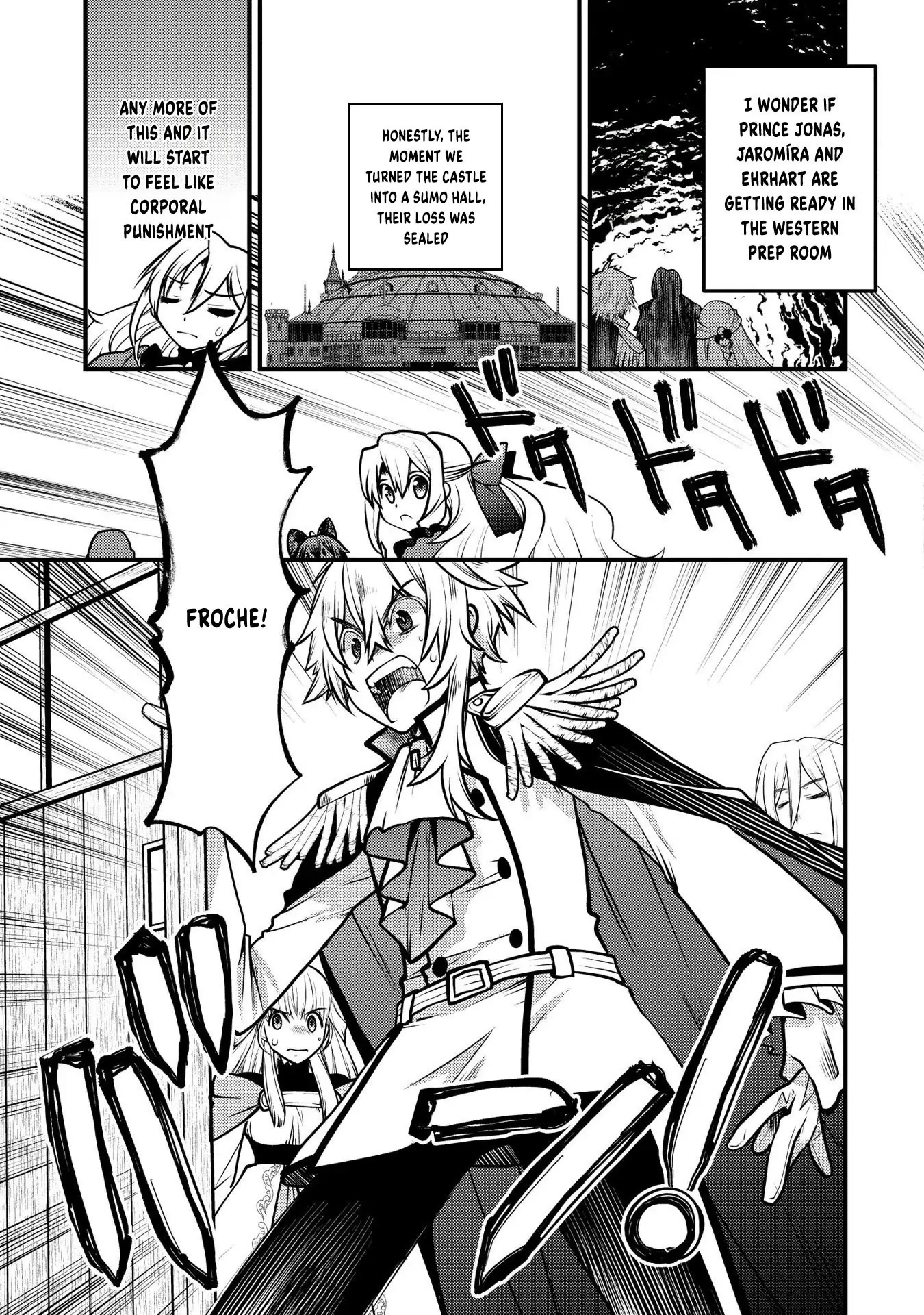Oozumou Reijou ~Seijo ni Hirateuchi wo Kuratta Shunkan Sumou Budatta Zense wo Omoidashita Akuyaku Reijou no Watashi wa sute Neko Ouji ni Chanko wo Furumaitai Haadosukoidosukoi~ Chapter 12 - page 6