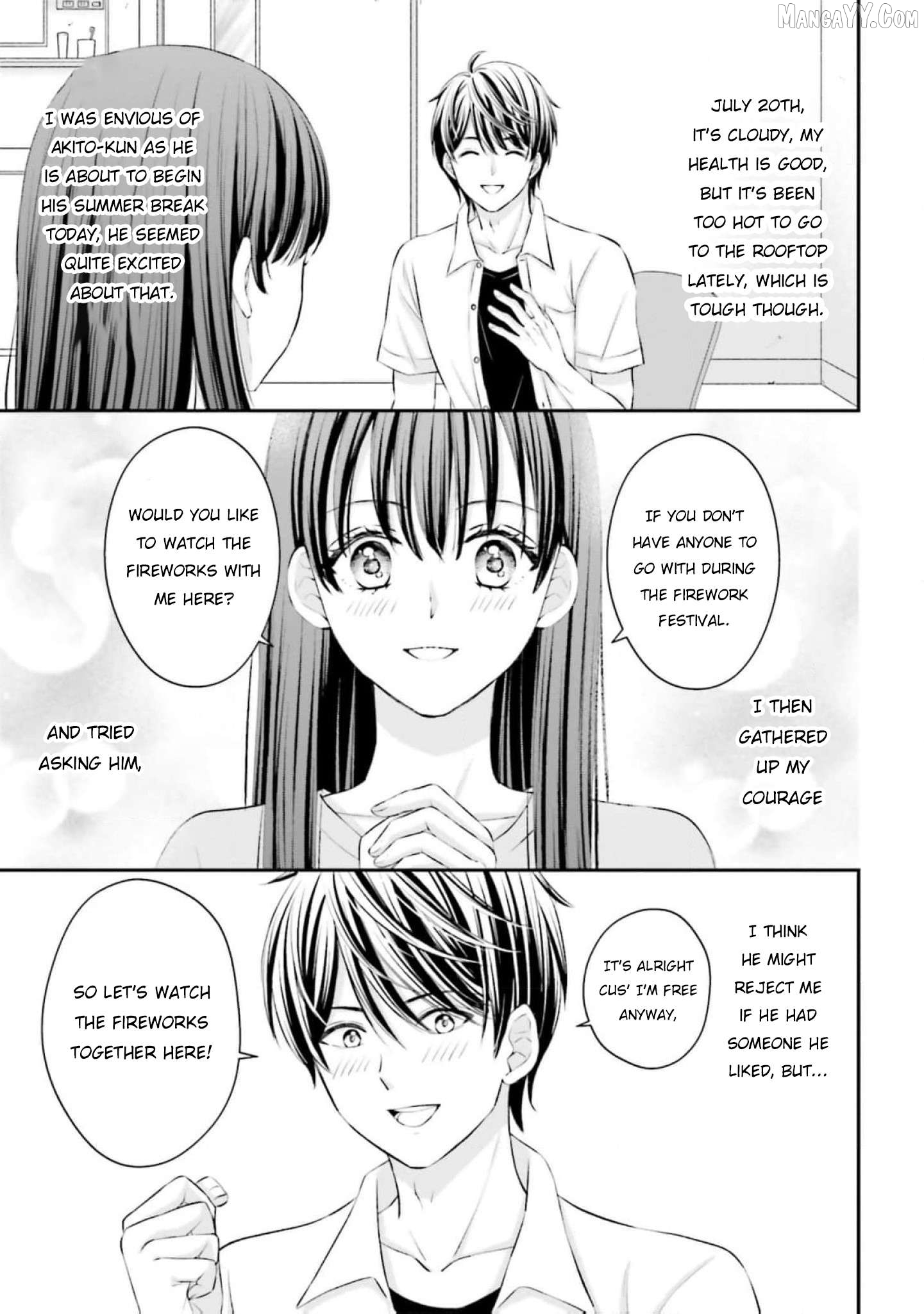 Yomei Ichinen to Senkokusareta Boku ga, Yomei Hantoshi no Kimi to Deatta Hanashi Chapter 11 - page 7