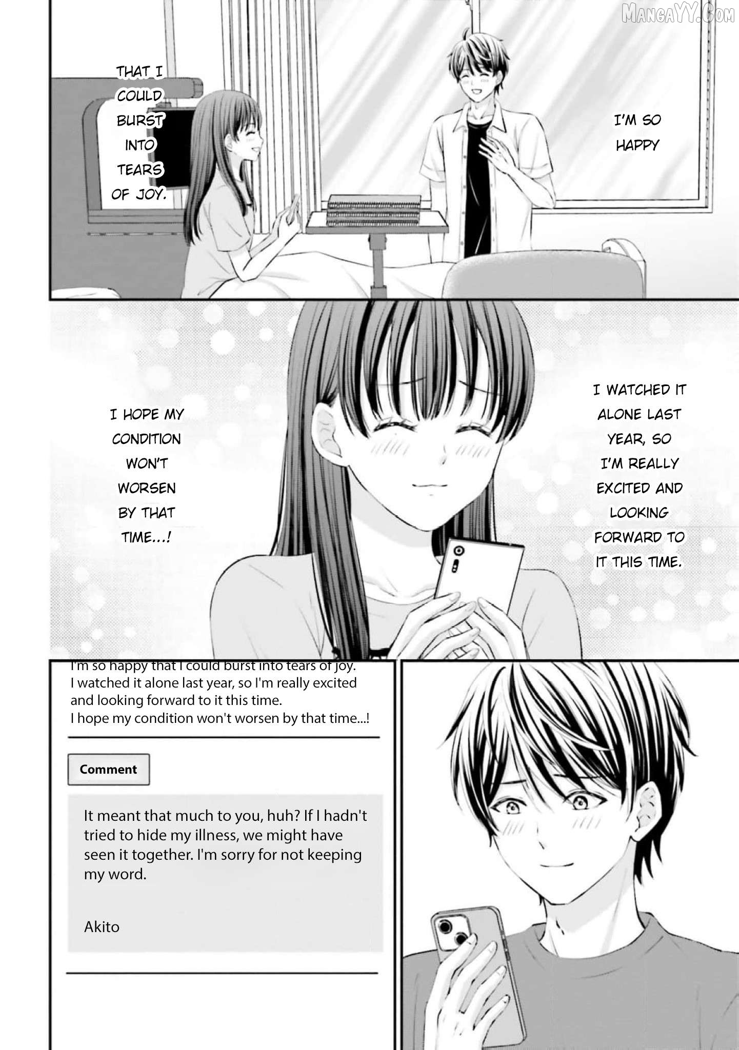 Yomei Ichinen to Senkokusareta Boku ga, Yomei Hantoshi no Kimi to Deatta Hanashi Chapter 11 - page 8