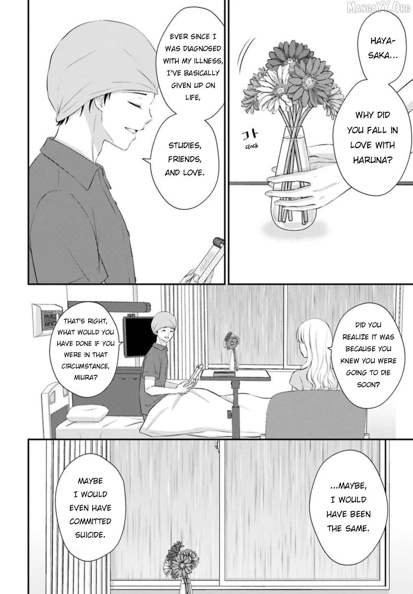 Yomei Ichinen to Senkokusareta Boku ga, Yomei Hantoshi no Kimi to Deatta Hanashi Chapter 14 - page 12