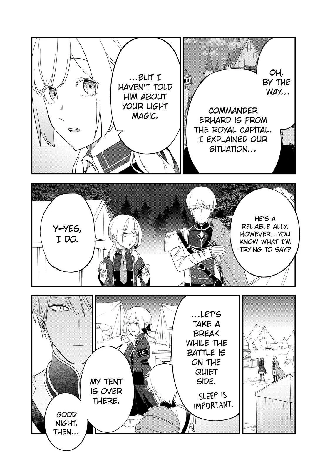 The Battlefield Saint: I Was Made to Marry a Duke Knight in Place of My Little Sister, but I’ve since Found Happiness Chapter 29.1 - page 10