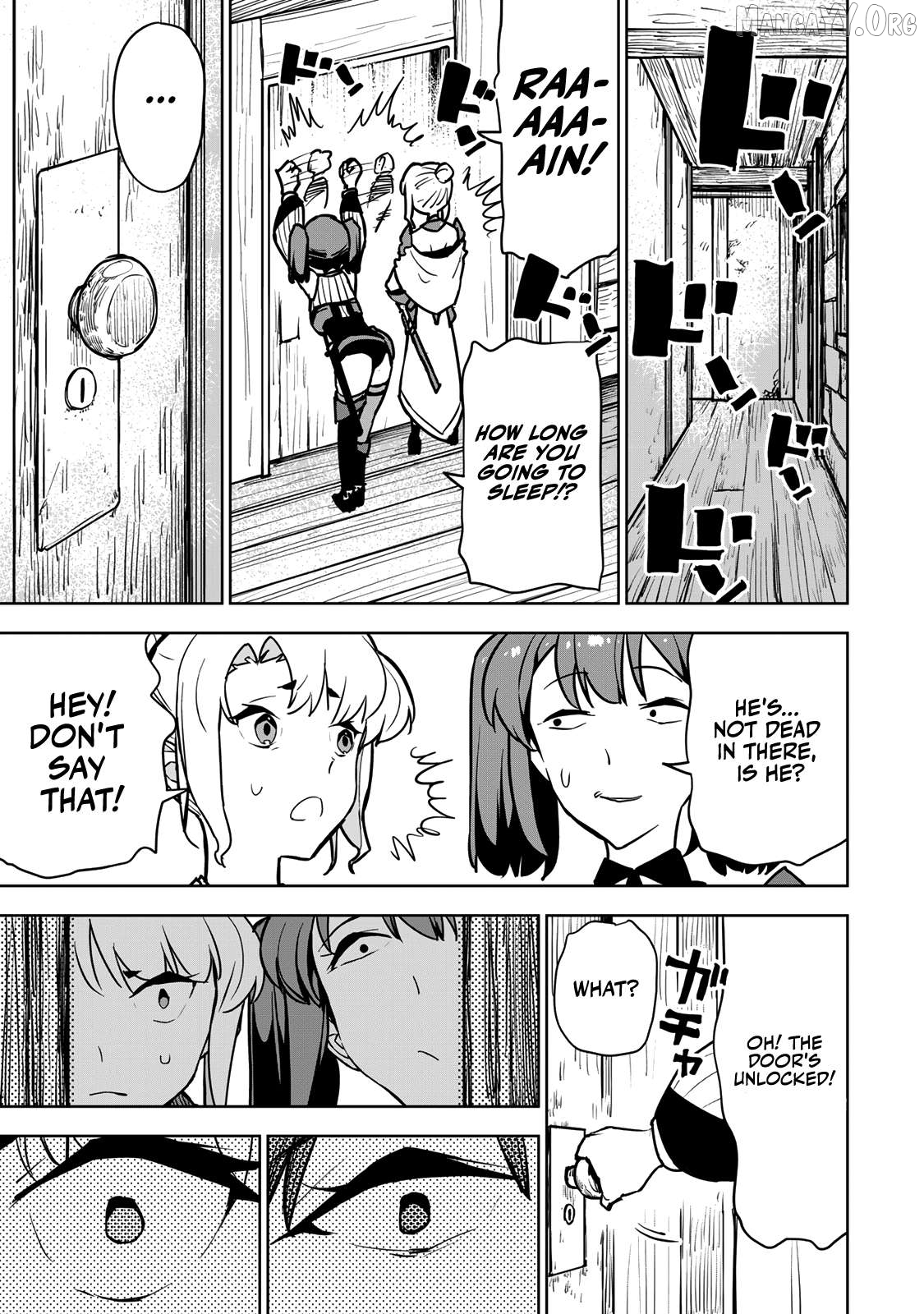 Tsuihou sareta cheat fuyo majutsushi wa ki mama na second life wo ouka suru. ~ora wa buki dake janaku, arayuru mono ni "kyouka point" wo fuyo dekiru shi, ore no ishi de itsudemo kouka wo kaijo dekiru kedo, nokotta hitotachi daijoubu?~ Chapter 11 - page 9