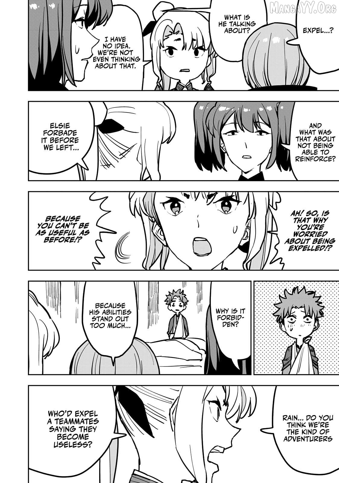 Tsuihou sareta cheat fuyo majutsushi wa ki mama na second life wo ouka suru. ~ora wa buki dake janaku, arayuru mono ni "kyouka point" wo fuyo dekiru shi, ore no ishi de itsudemo kouka wo kaijo dekiru kedo, nokotta hitotachi daijoubu?~ Chapter 17 - page 45