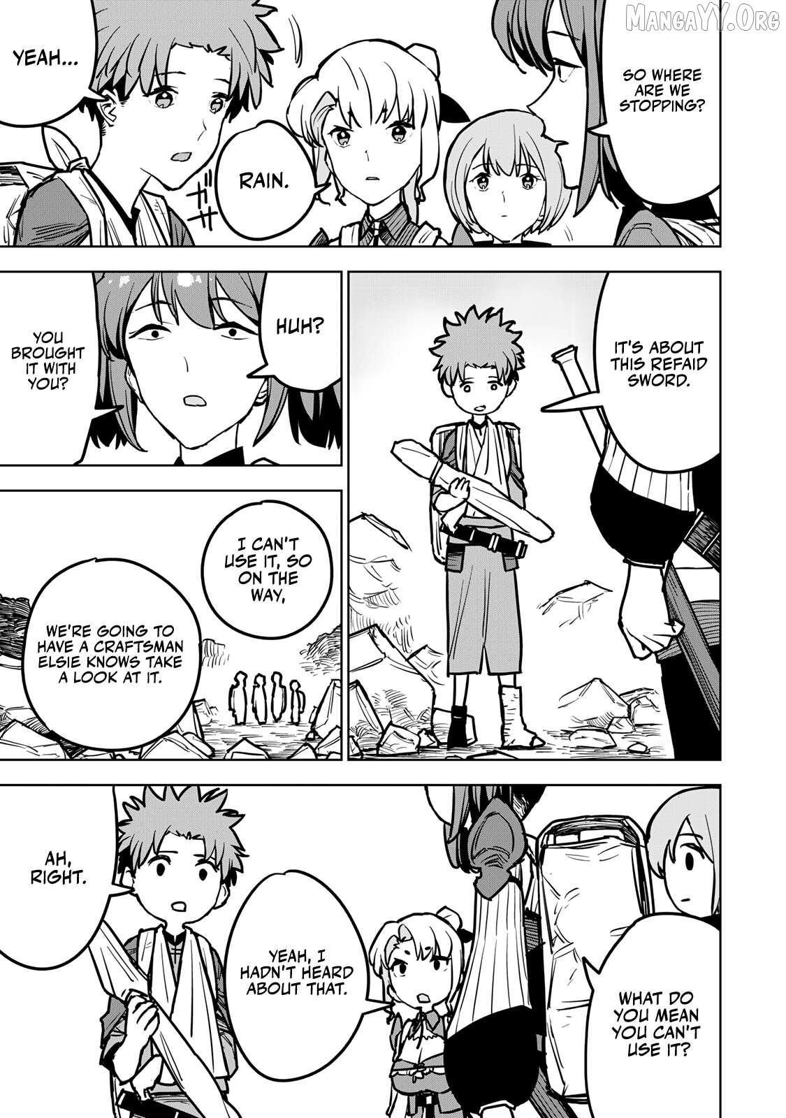 Tsuihou sareta cheat fuyo majutsushi wa ki mama na second life wo ouka suru. ~ora wa buki dake janaku, arayuru mono ni "kyouka point" wo fuyo dekiru shi, ore no ishi de itsudemo kouka wo kaijo dekiru kedo, nokotta hitotachi daijoubu?~ Chapter 17 - page 52