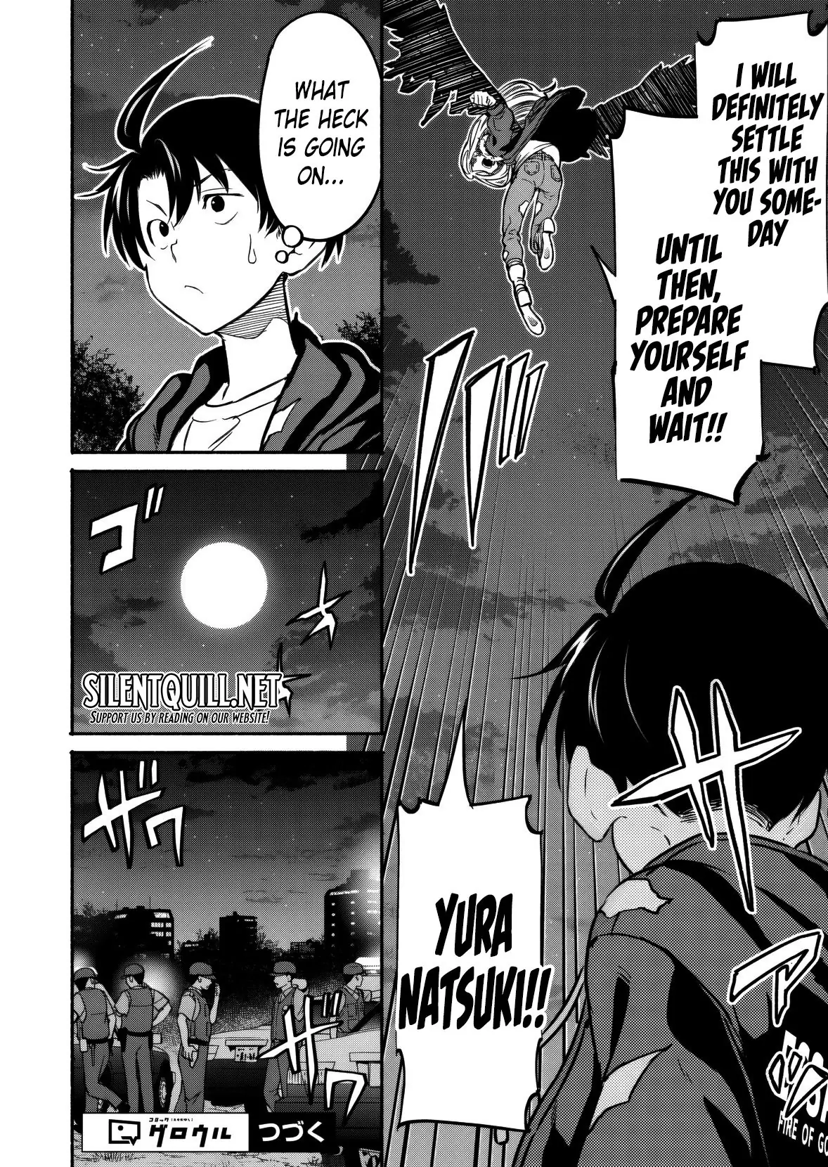 Isekai kara kikan shitara chikyuu mo kanari fantajiu deshita. Ato, makeheroin-domo kocchi minna. Chapter 7 - page 12