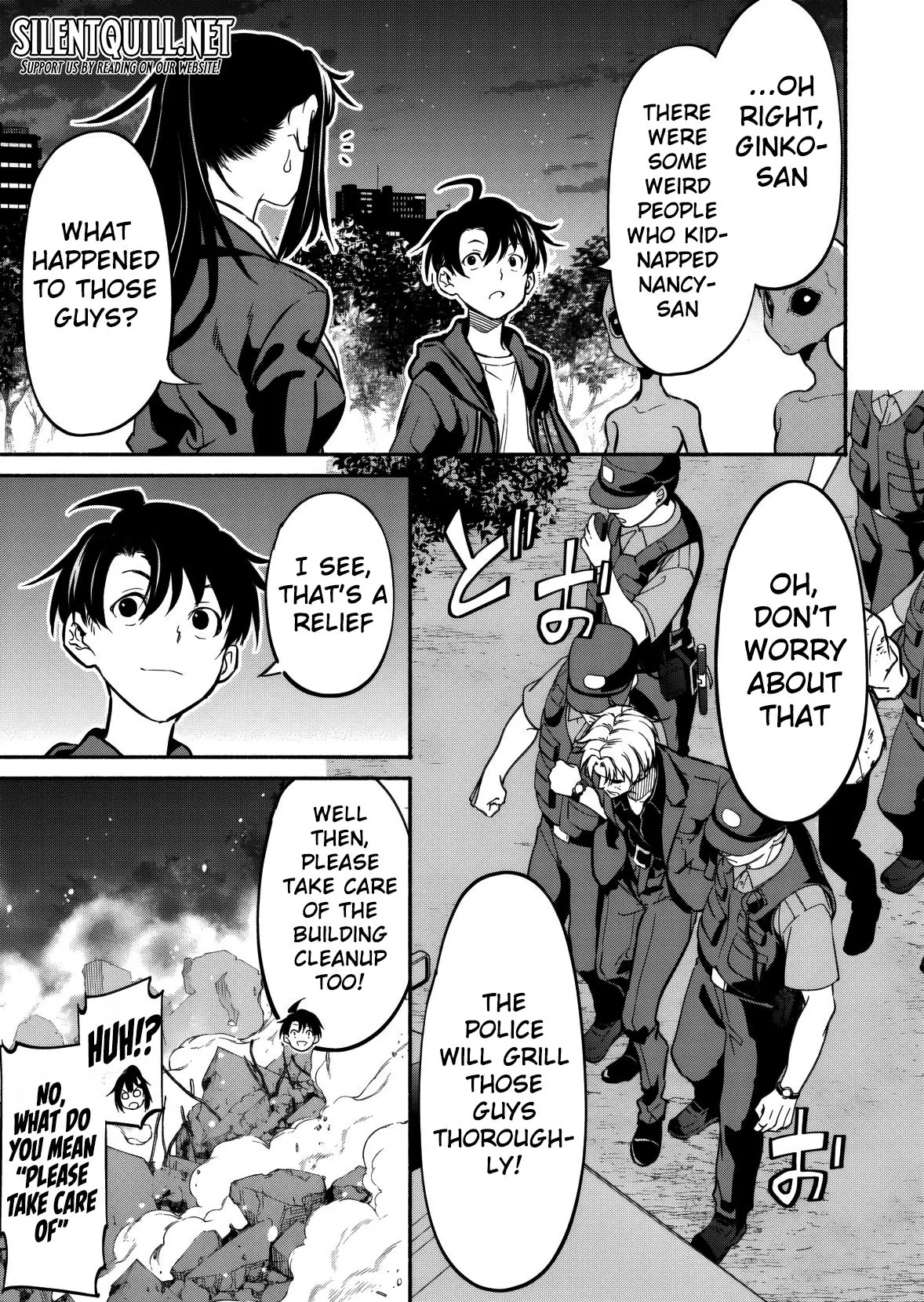 Isekai kara kikan shitara chikyuu mo kanari fantajiu deshita. Ato, makeheroin-domo kocchi minna. Chapter 7 - page 15