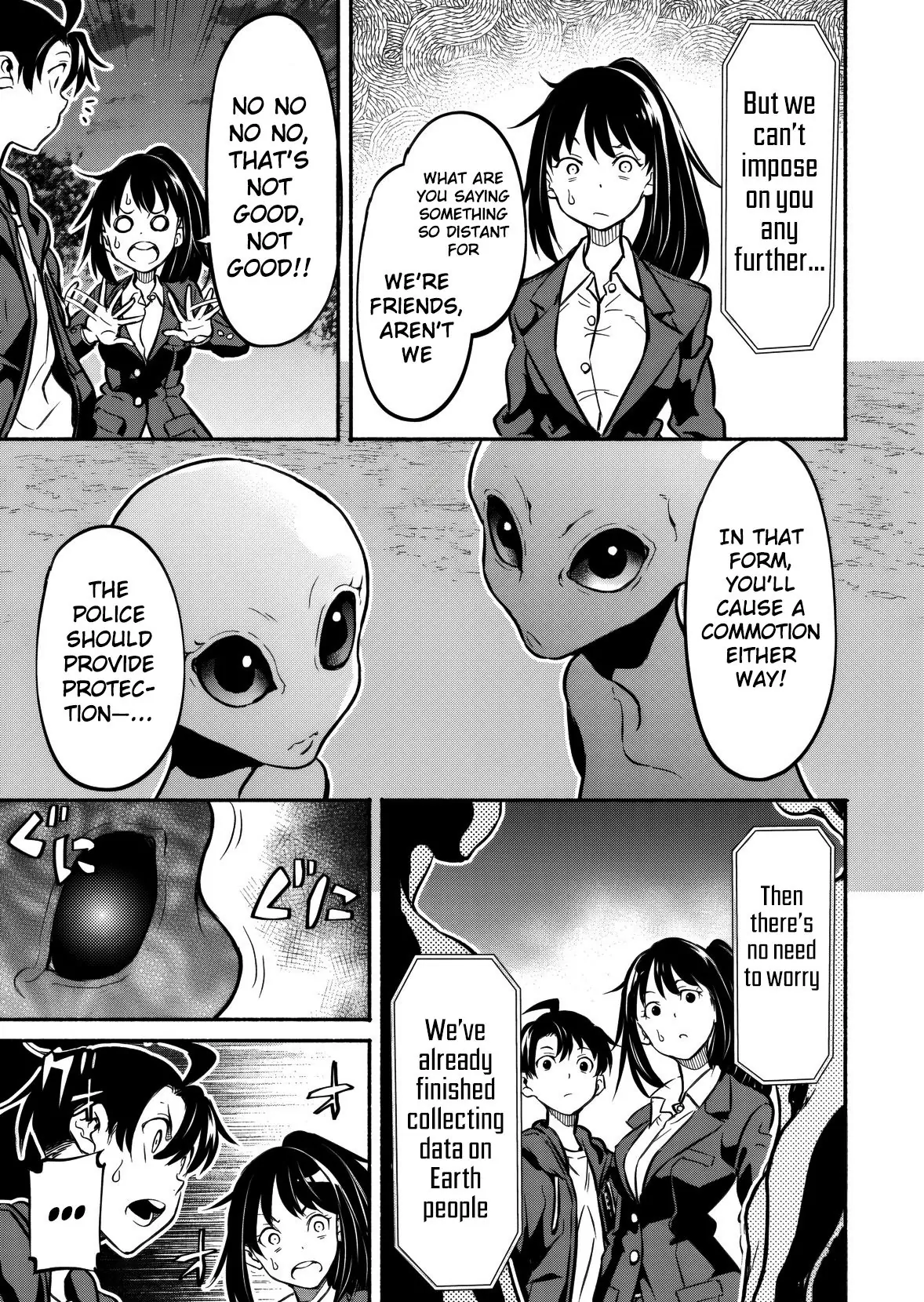 Isekai kara kikan shitara chikyuu mo kanari fantajiu deshita. Ato, makeheroin-domo kocchi minna. Chapter 7 - page 17