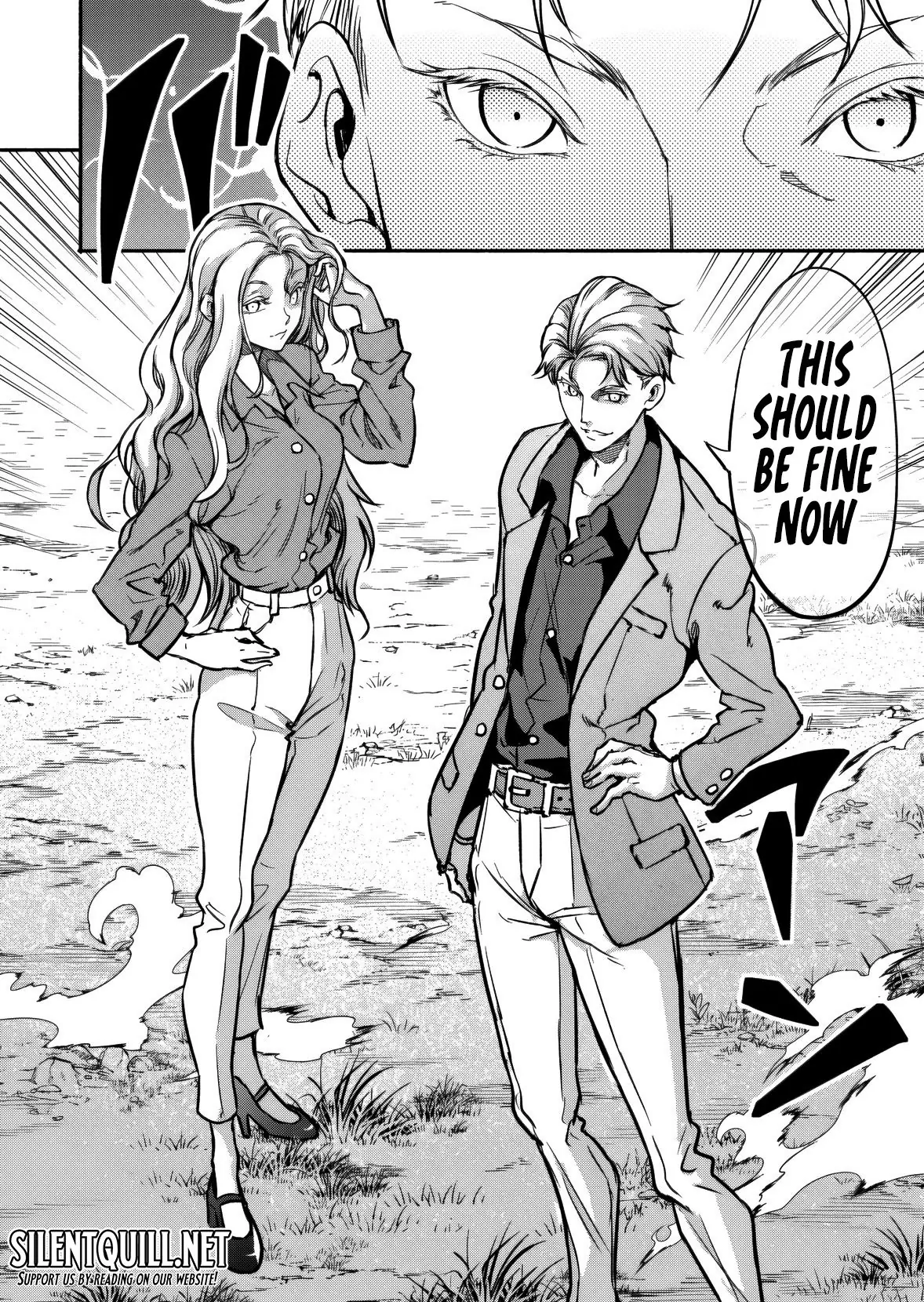 Isekai kara kikan shitara chikyuu mo kanari fantajiu deshita. Ato, makeheroin-domo kocchi minna. Chapter 7 - page 18