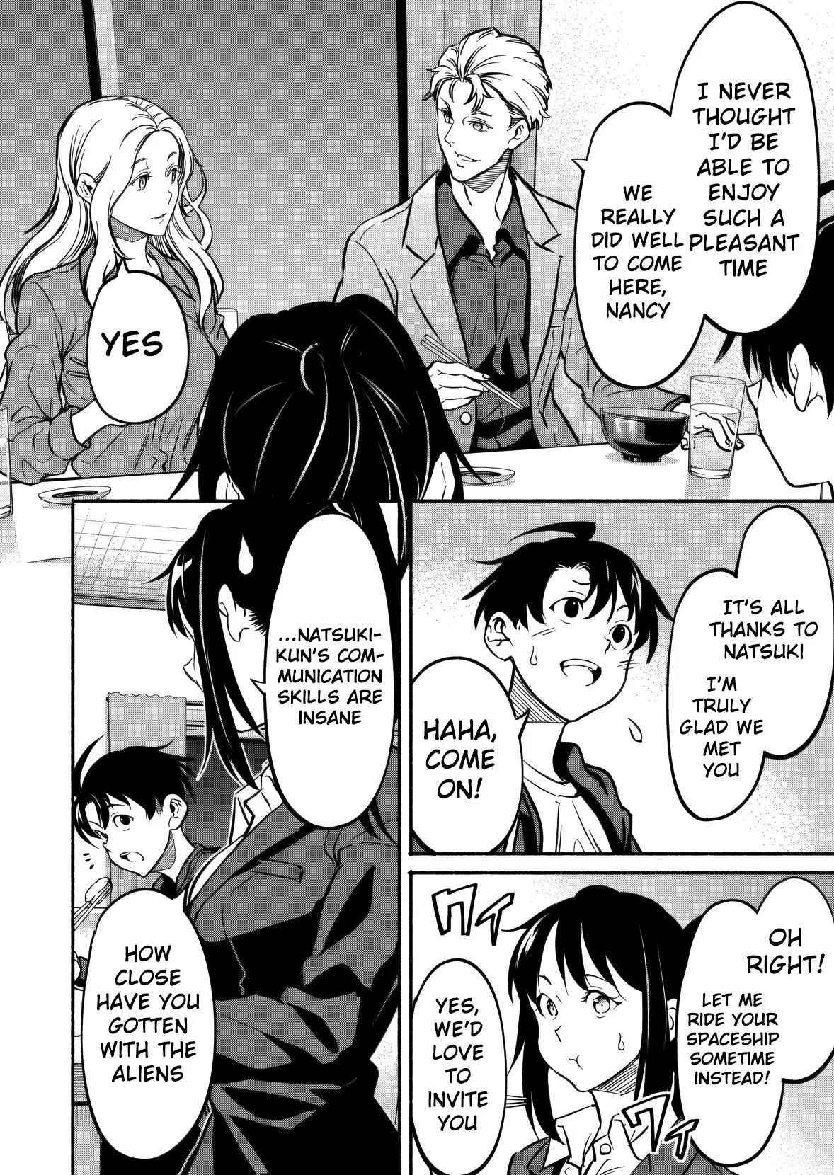 Isekai kara kikan shitara chikyuu mo kanari fantajiu deshita. Ato, makeheroin-domo kocchi minna. Chapter 7 - page 22