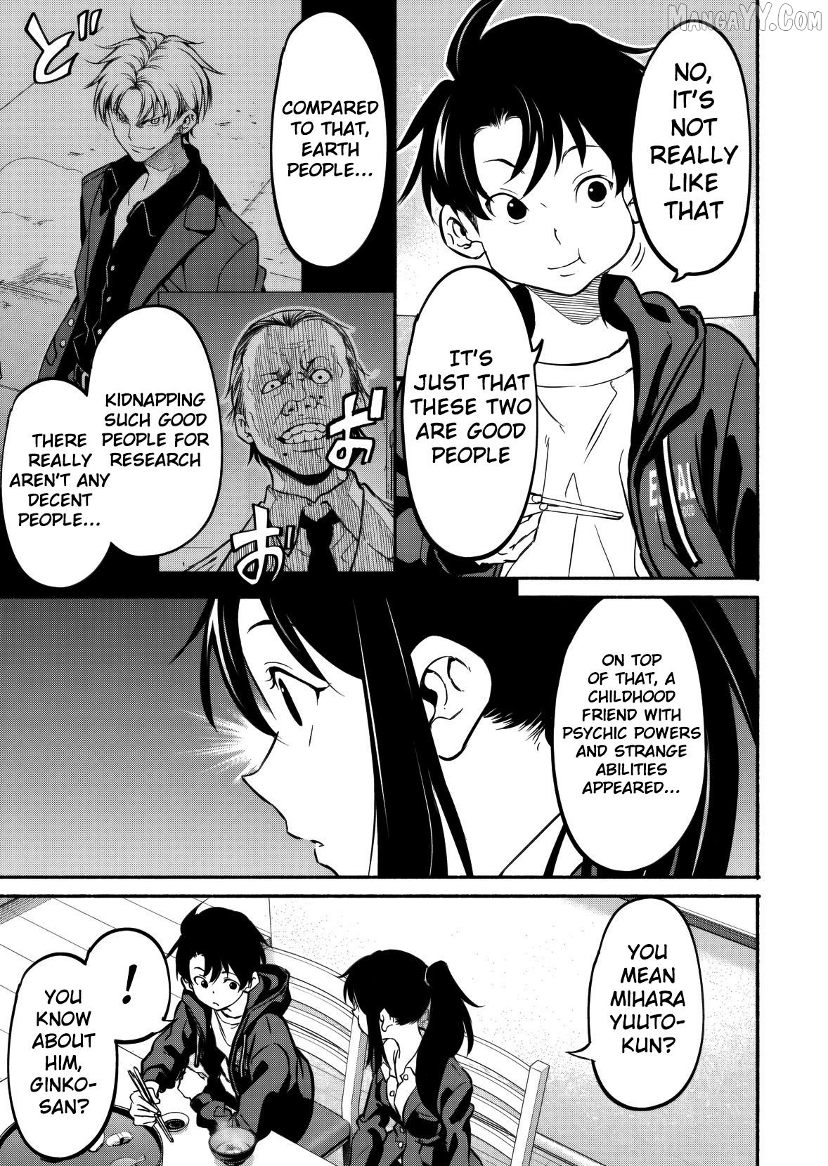 Isekai kara kikan shitara chikyuu mo kanari fantajiu deshita. Ato, makeheroin-domo kocchi minna. Chapter 7 - page 23